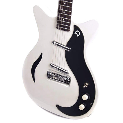 Danelectro 59M Spruce White Pearl/Black Electric Guitars / Semi-Hollow