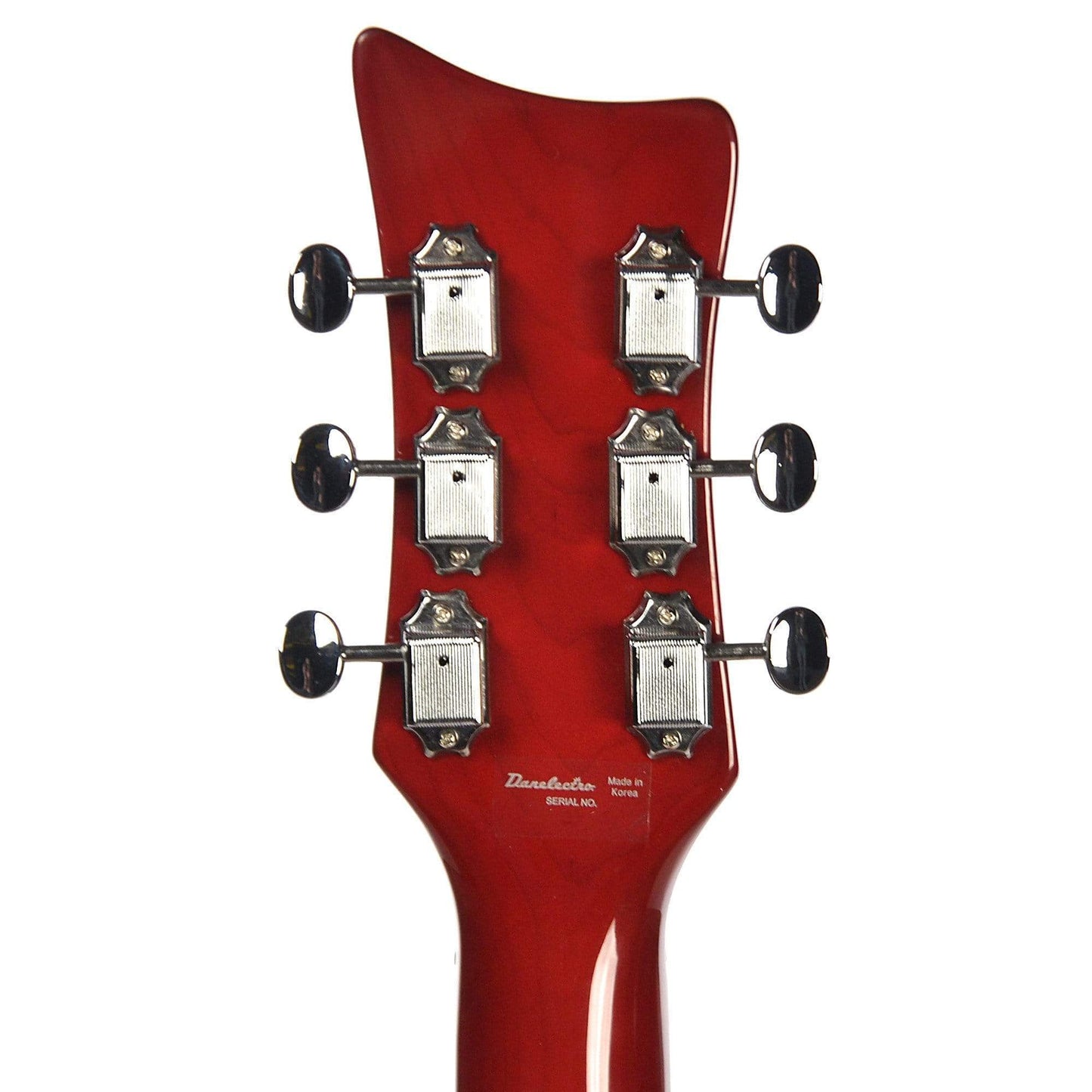 Danelectro D66 Transparent Red Electric Guitars / Semi-Hollow