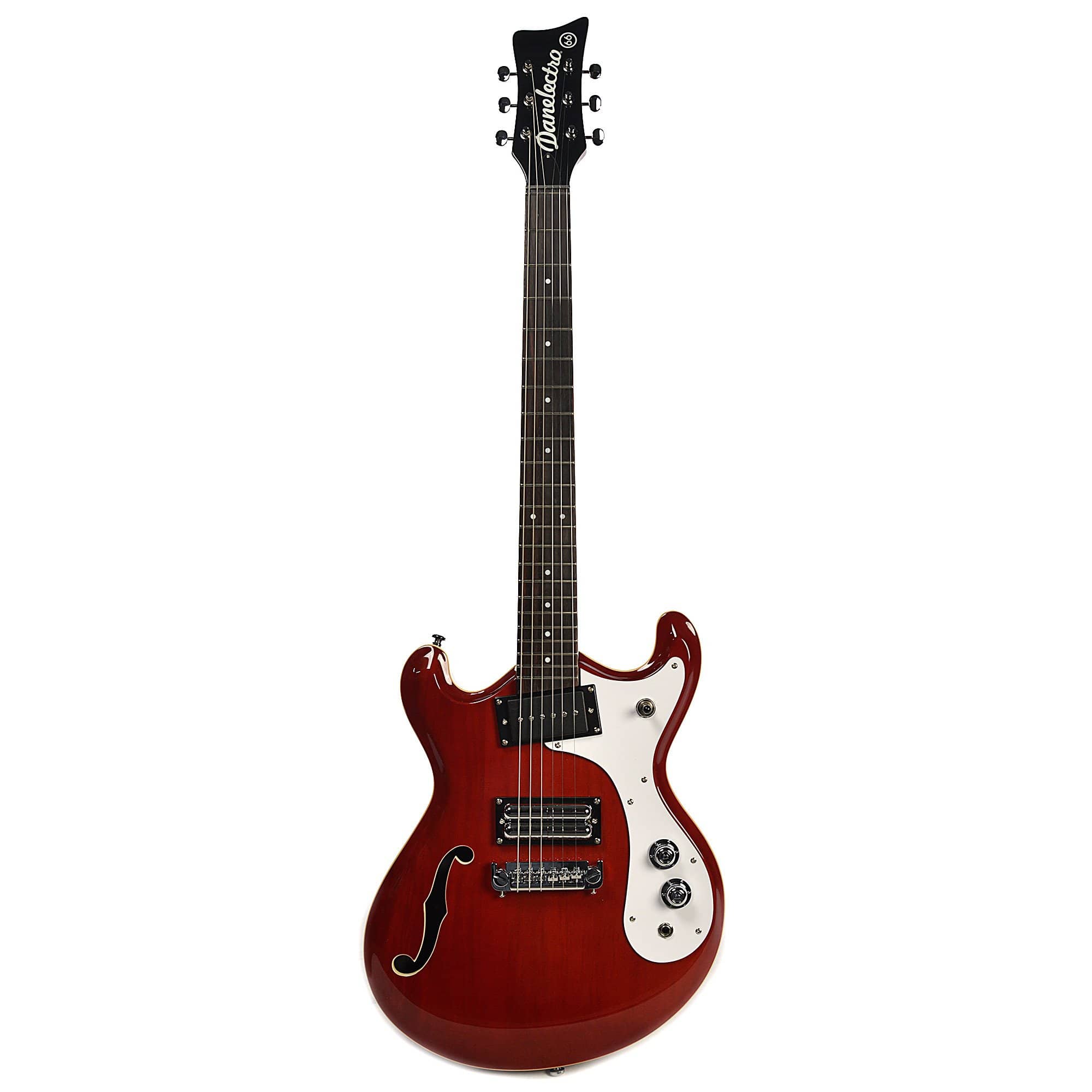 Danelectro D66 Transparent Red – Chicago Music Exchange