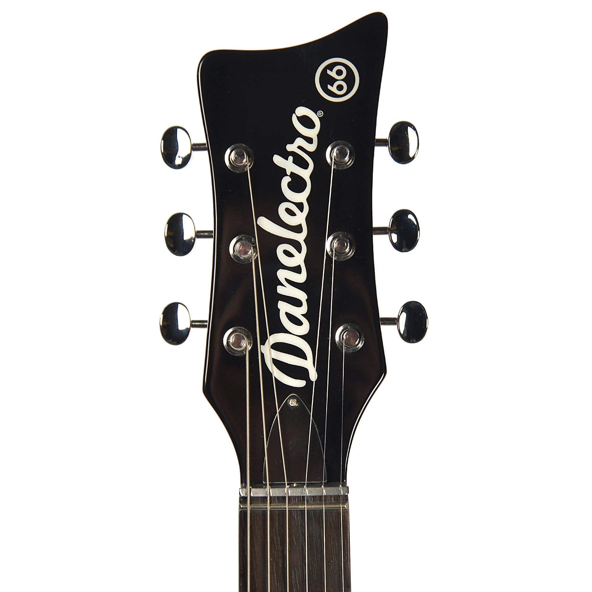 Danelectro D66 Transparent Red Electric Guitars / Semi-Hollow