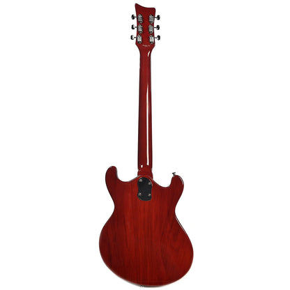 Danelectro D66 Transparent Red Electric Guitars / Semi-Hollow