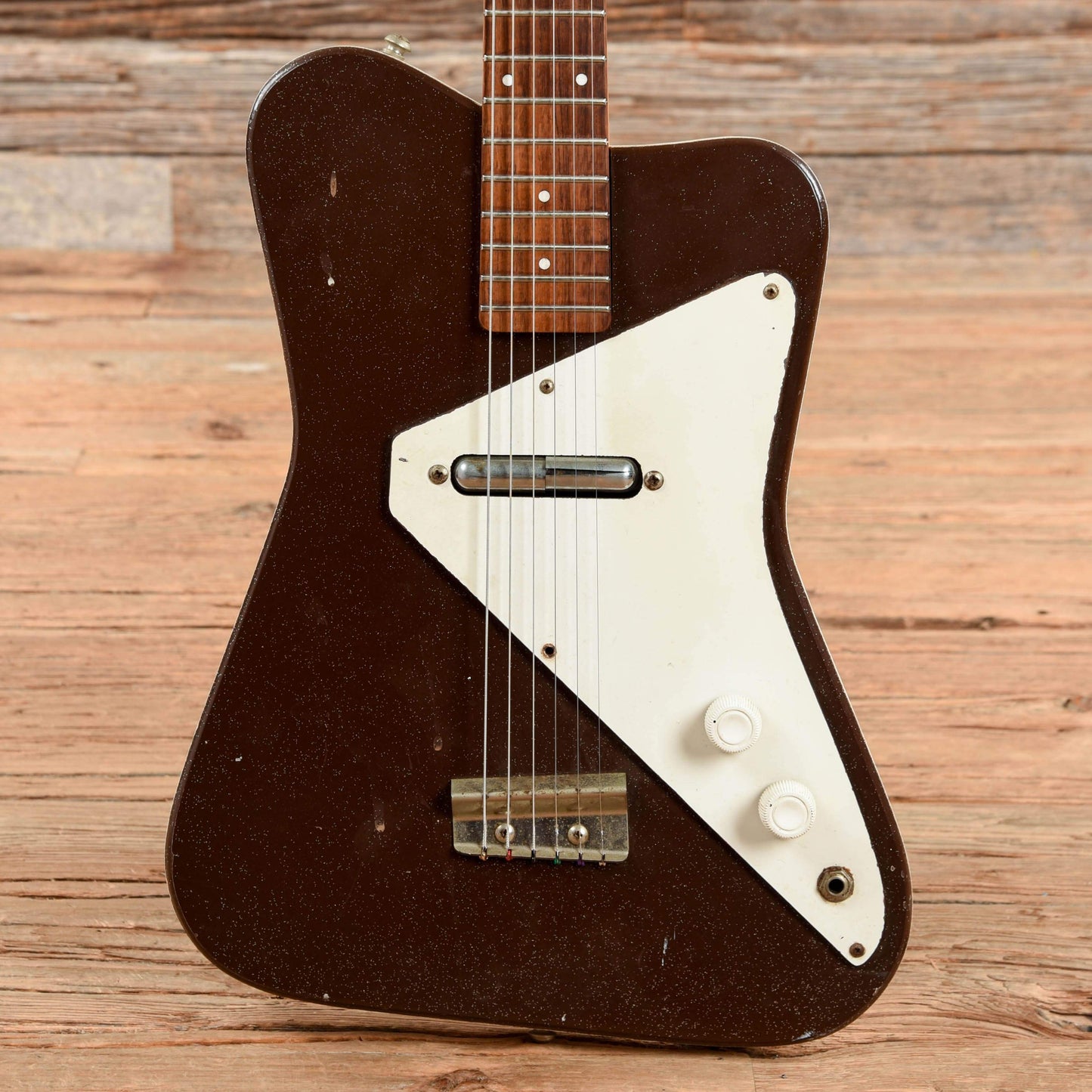 Danelectro Pro 1 Brown Sparkle 1960s Electric Guitars / Semi-Hollow