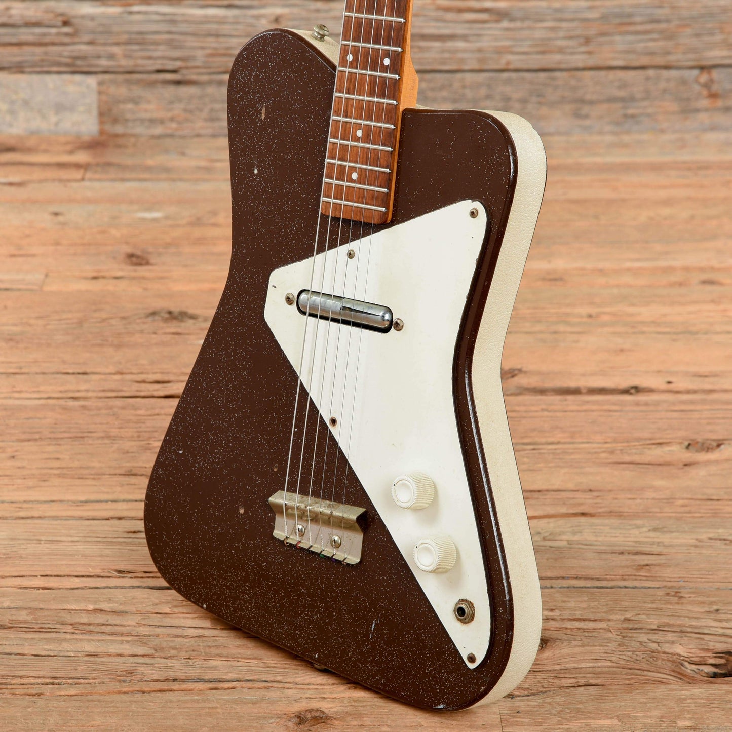 Danelectro Pro 1 Brown Sparkle 1960s Electric Guitars / Semi-Hollow