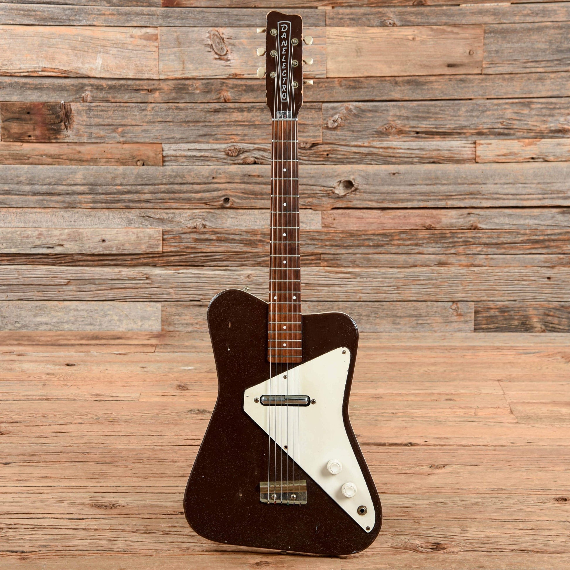 Danelectro Pro 1 Brown Sparkle 1960s Electric Guitars / Semi-Hollow