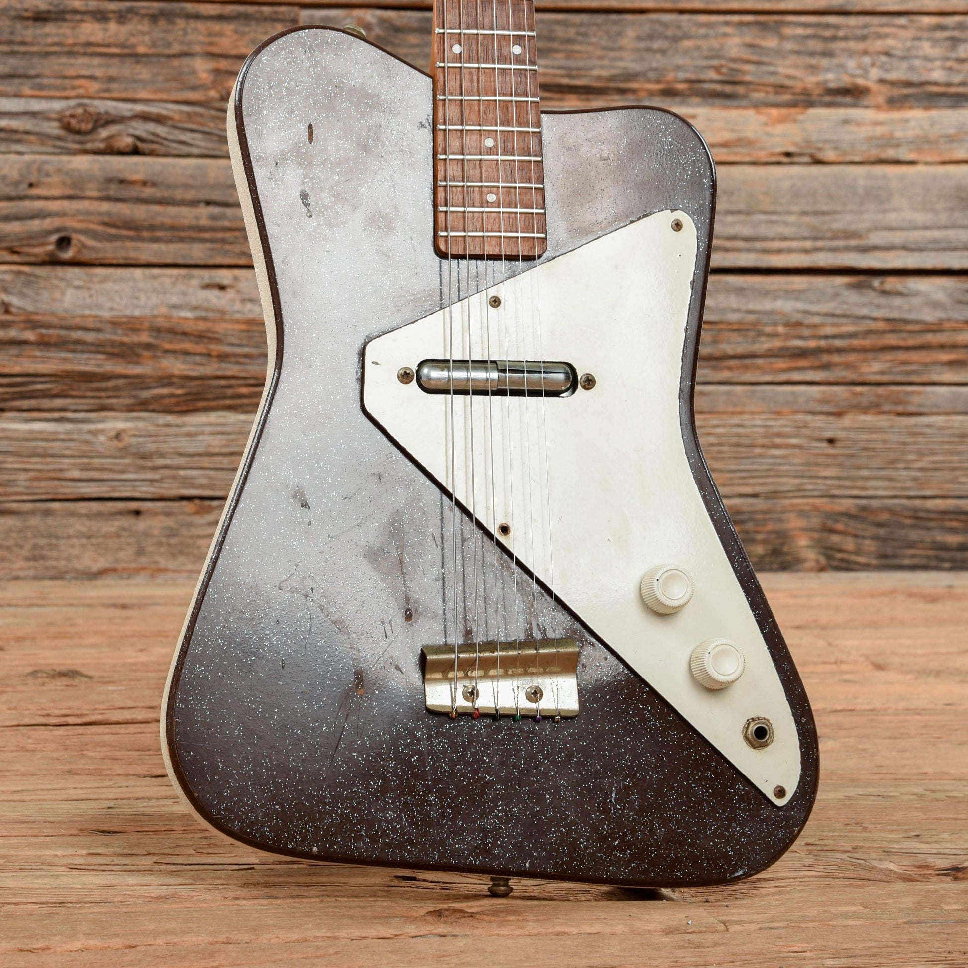 Danelectro Pro 1 Brown Sparkle 1960s Electric Guitars / Semi-Hollow