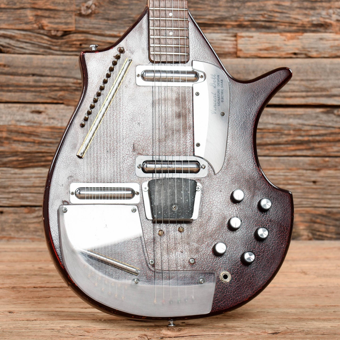 Danelectro Vincent Bell Coral Electric Sitar  1960s Electric Guitars / Semi-Hollow