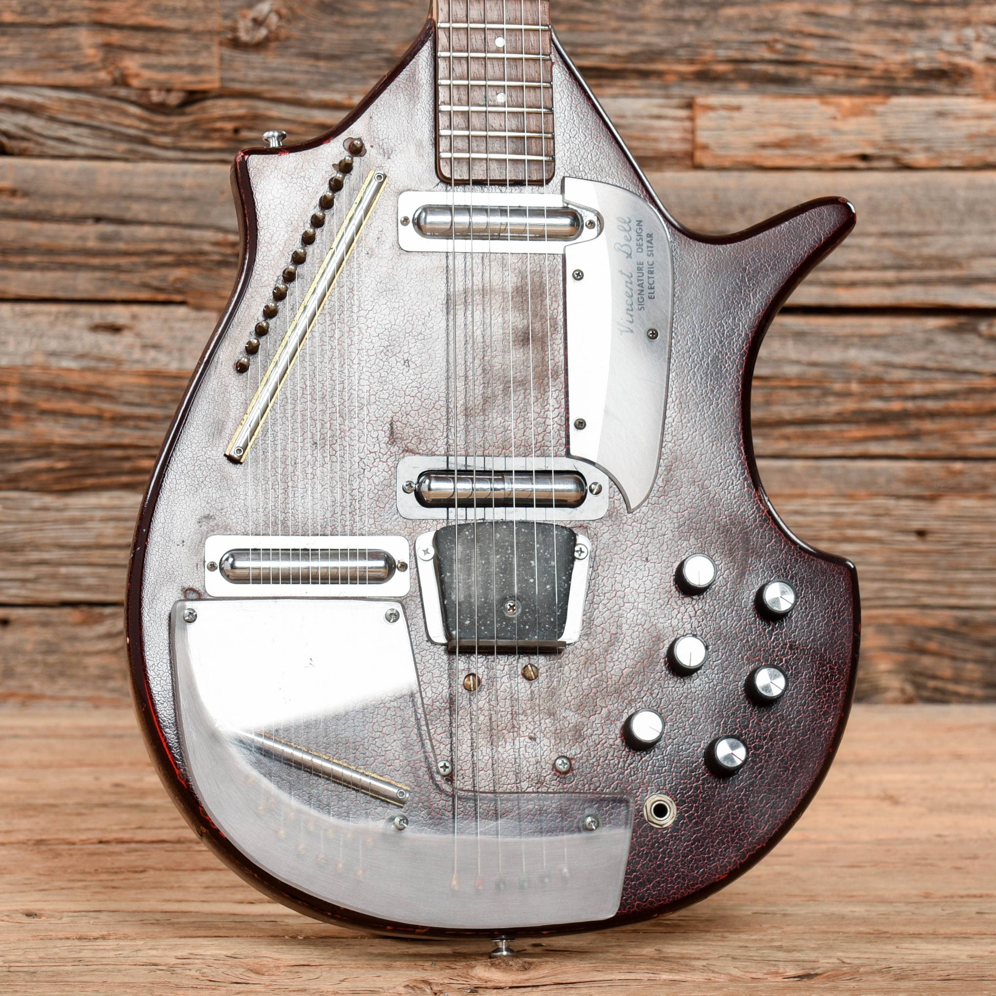 Danelectro Vincent Bell Coral Electric Sitar  1960s Electric Guitars / Semi-Hollow