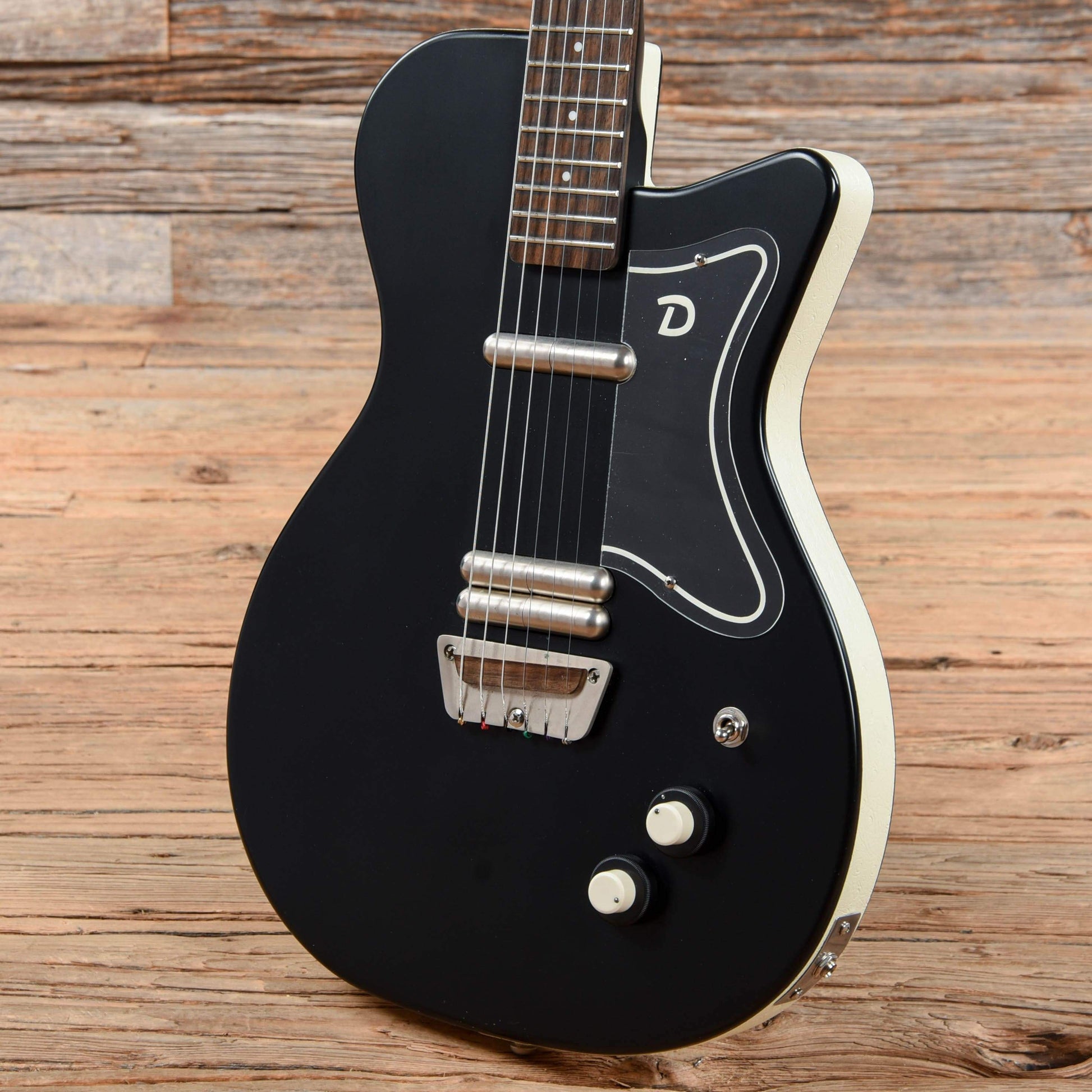 Danelectro '56 U-2 HB Satin Black Electric Guitars / Solid Body