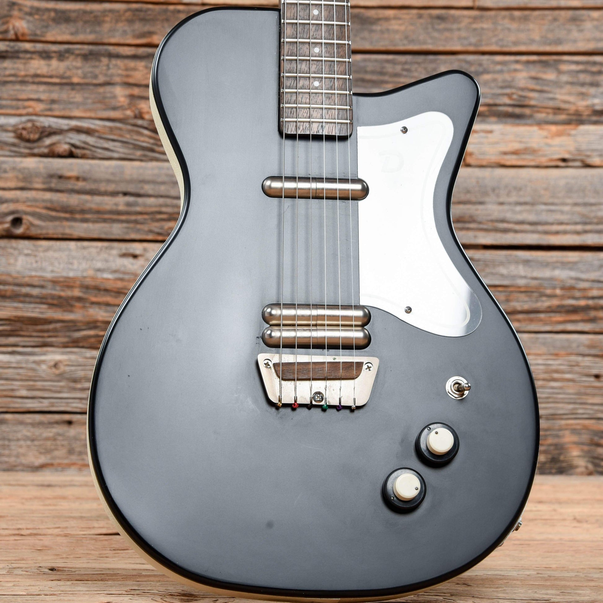 Danelectro '56 U-2 HB Satin Black Electric Guitars / Solid Body