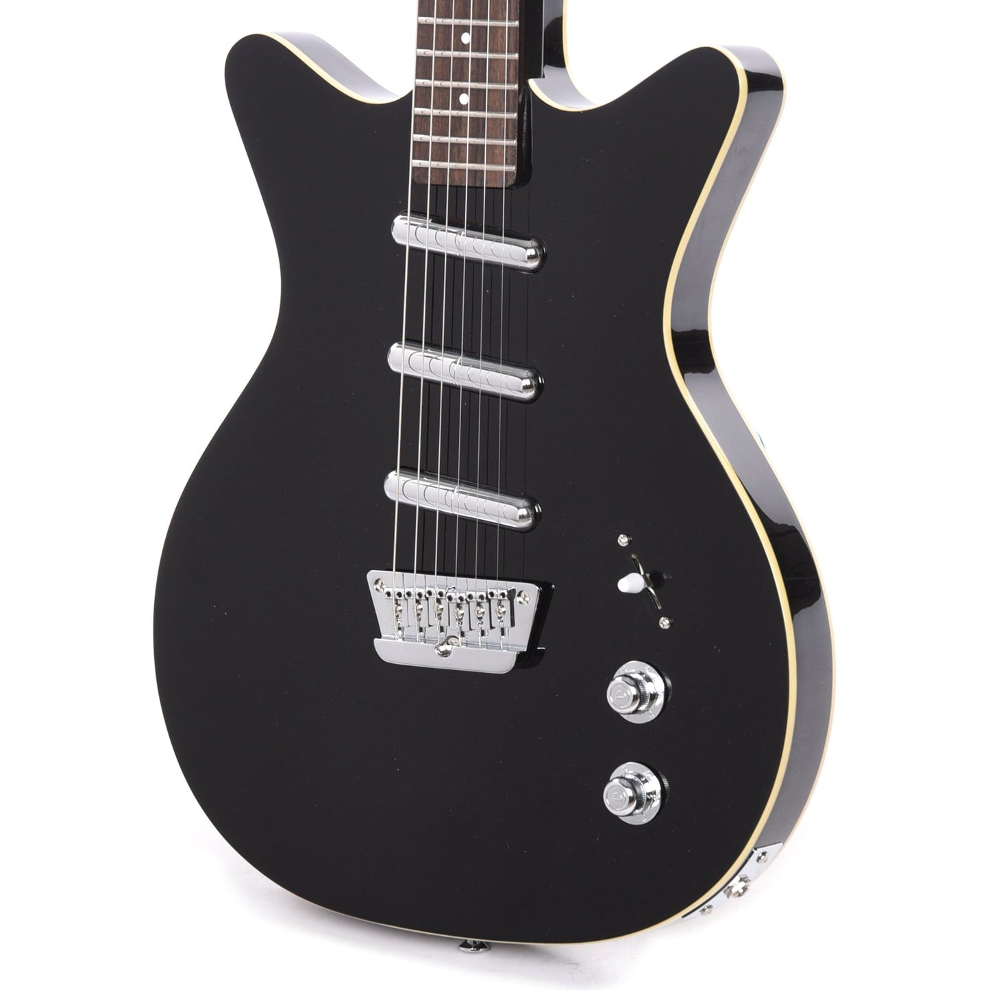 Danelectro '59 Triple Divine Black Electric Guitars / Solid Body