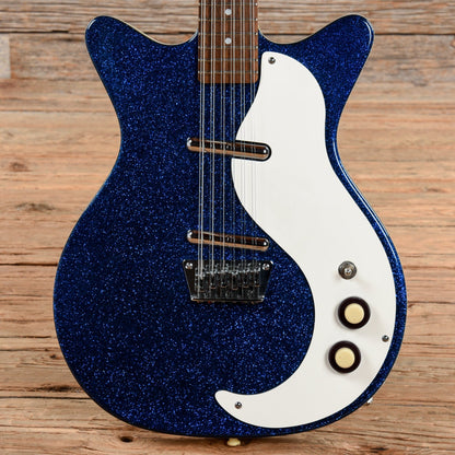 Danelectro 59DC 12-String Blue Sparkle 2001 Electric Guitars / Solid Body