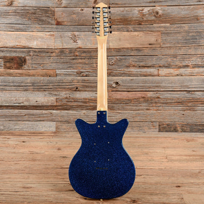 Danelectro 59DC 12-String Blue Sparkle 2001 Electric Guitars / Solid Body