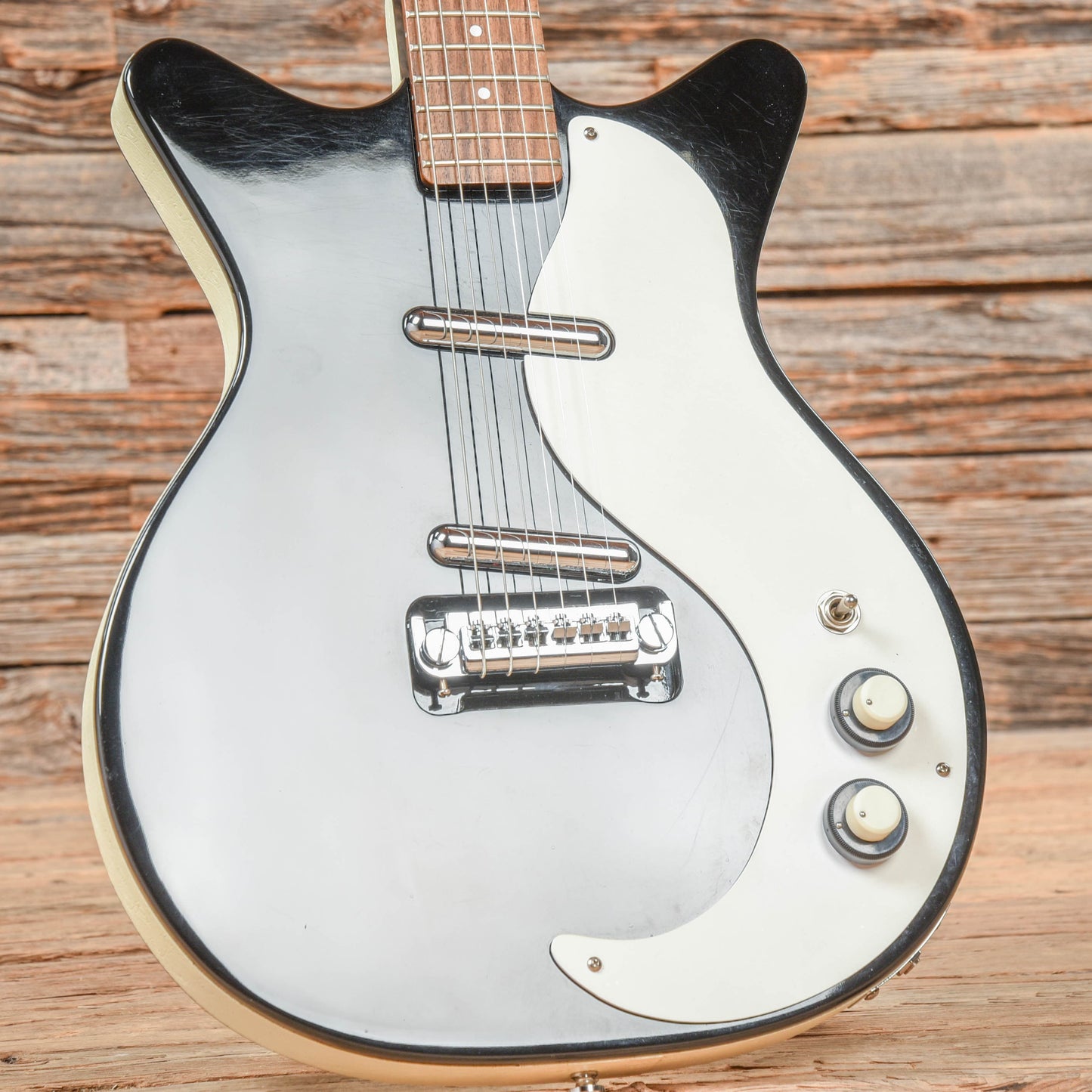 Danelectro '59M NOS Double Cutaway Black Electric Guitars / Solid Body