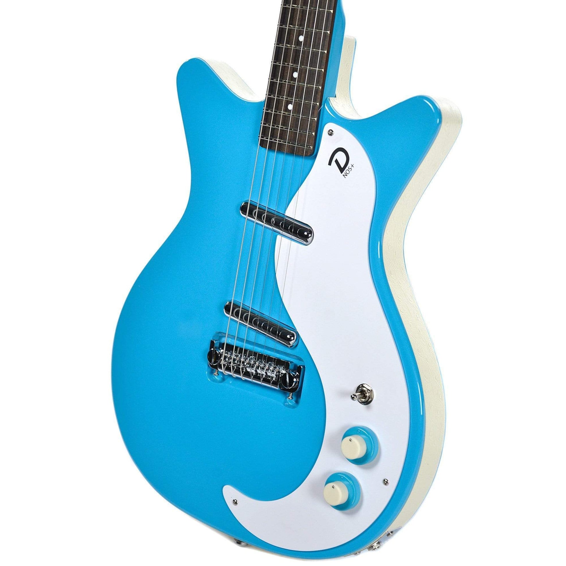 Danelectro '59M NOS Plus Double Cutaway Baby Come Back Blue Electric Guitars / Solid Body