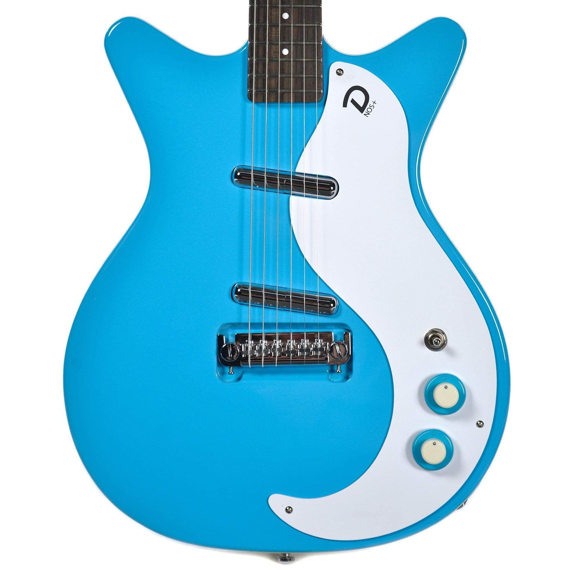 Danelectro '59M NOS Plus Double Cutaway Baby Come Back Blue Electric Guitars / Solid Body