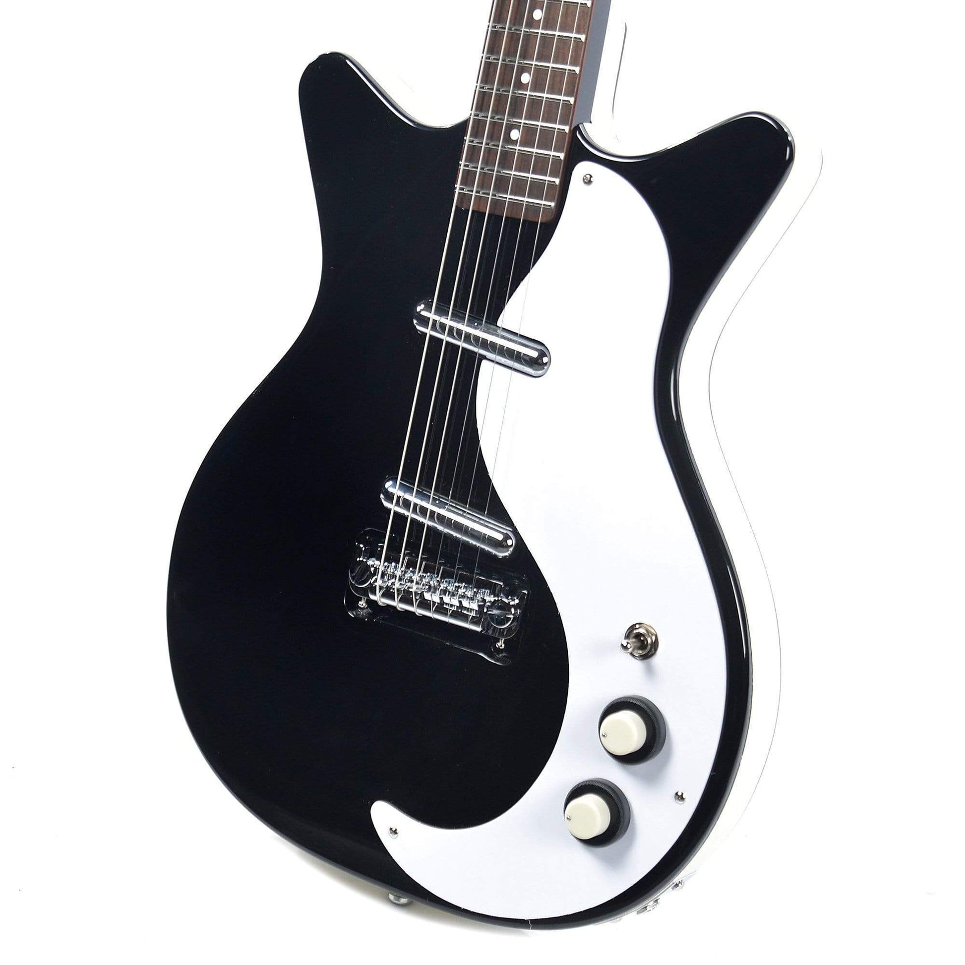 Danelectro '59M NOS Plus Double Cutaway Black Electric Guitars / Solid Body