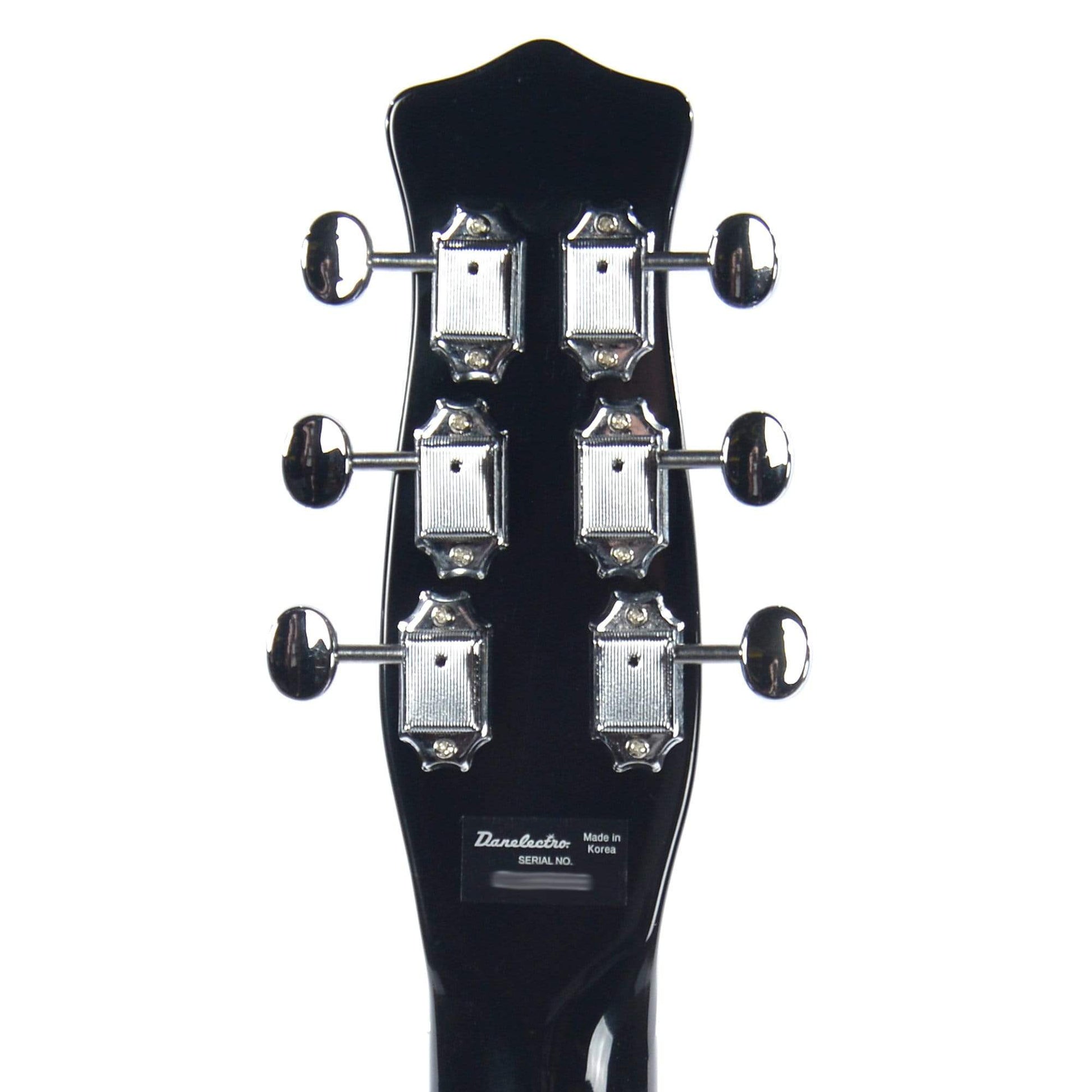 Danelectro '59M NOS Plus Double Cutaway Black Electric Guitars / Solid Body