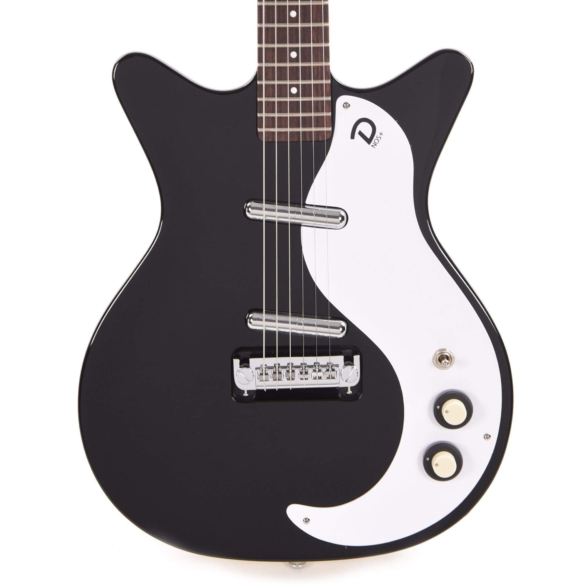 Danelectro '59M NOS Plus Double Cutaway Black Electric Guitars / Solid Body