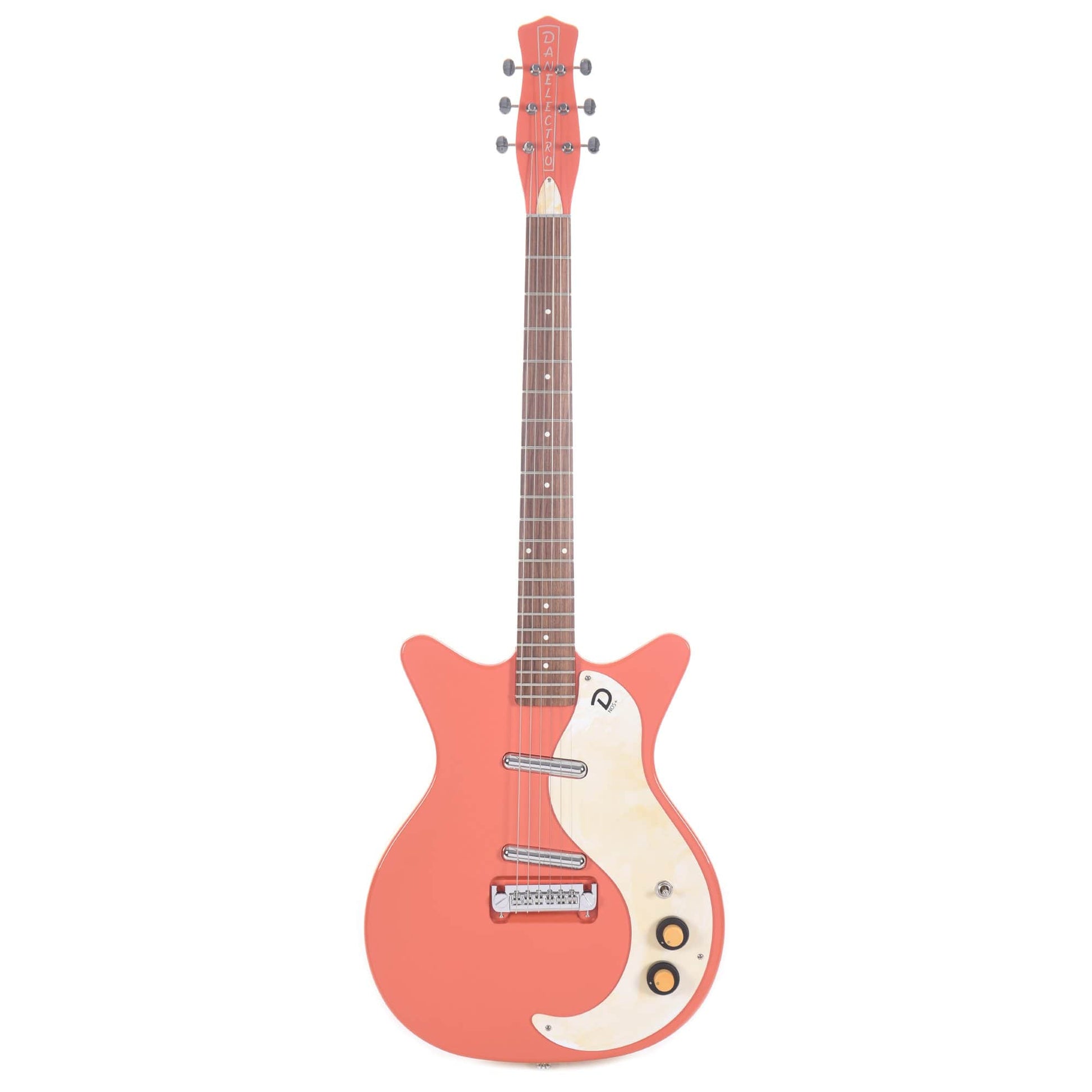 Danelectro '59M NOS Plus Double Cutaway Coral w/Aged Parts Electric Guitars / Solid Body