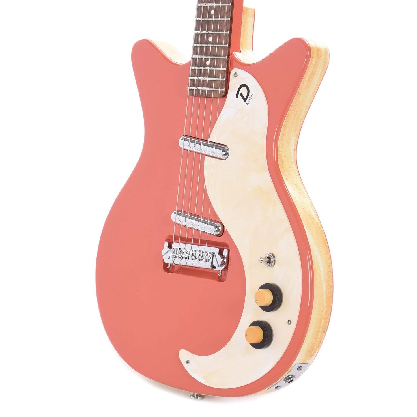 Danelectro '59M NOS Plus Double Cutaway Coral w/Aged Parts Electric Guitars / Solid Body