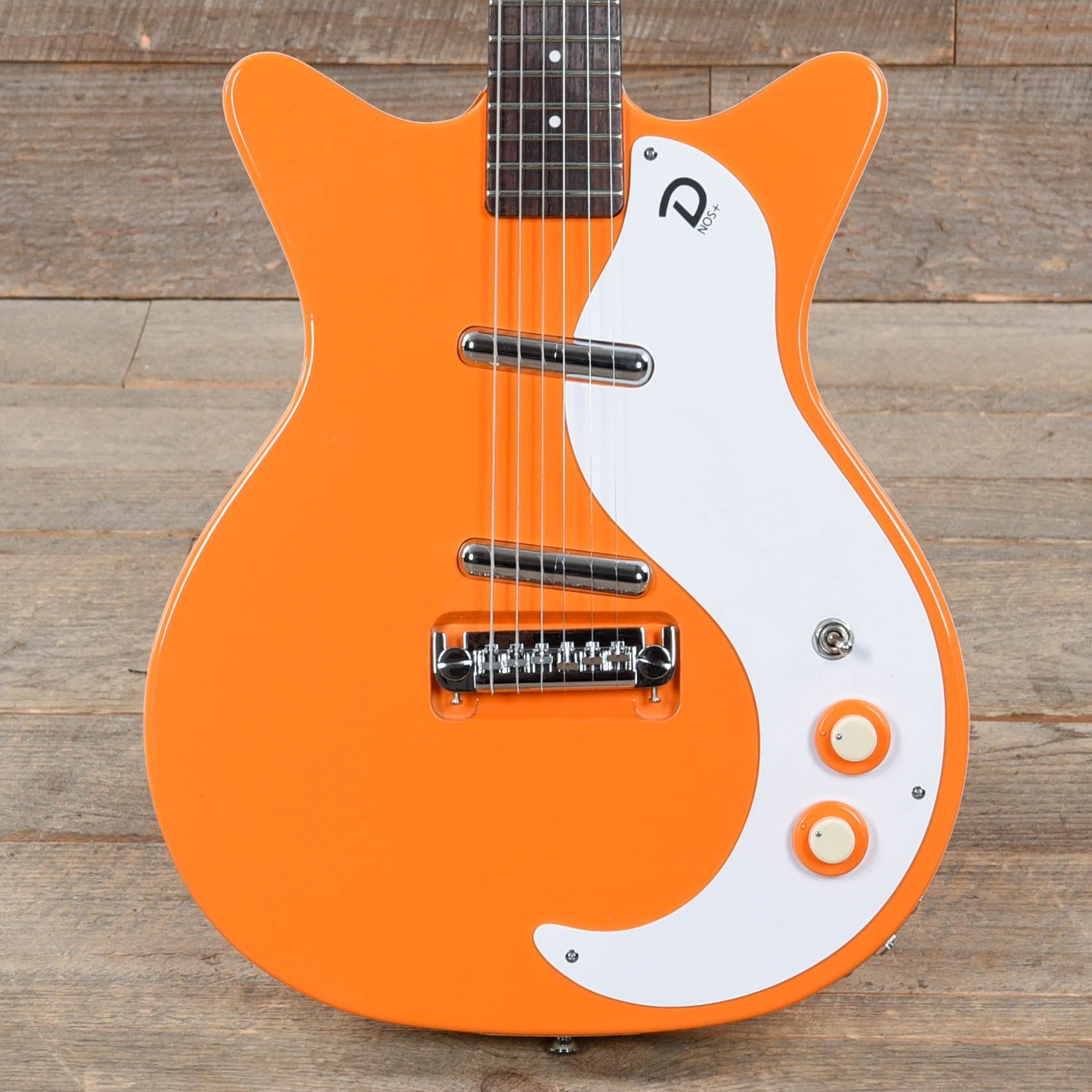 Danelectro '59M NOS Plus Double Cutaway Orange Electric Guitars / Solid Body