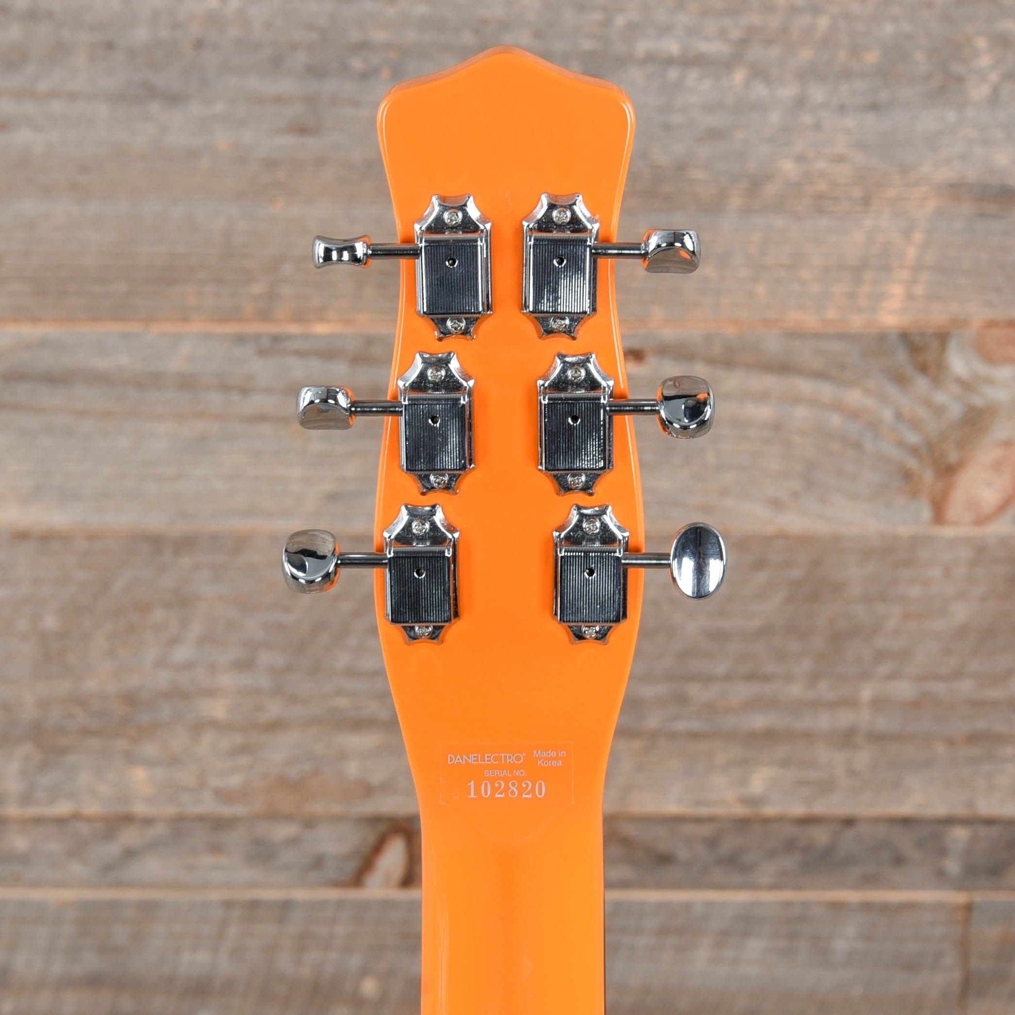 Danelectro '59M NOS Plus Double Cutaway Orange Electric Guitars / Solid Body