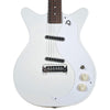 Danelectro '59M NOS Plus Double Cutaway Outa-Sight White Electric Guitars / Solid Body