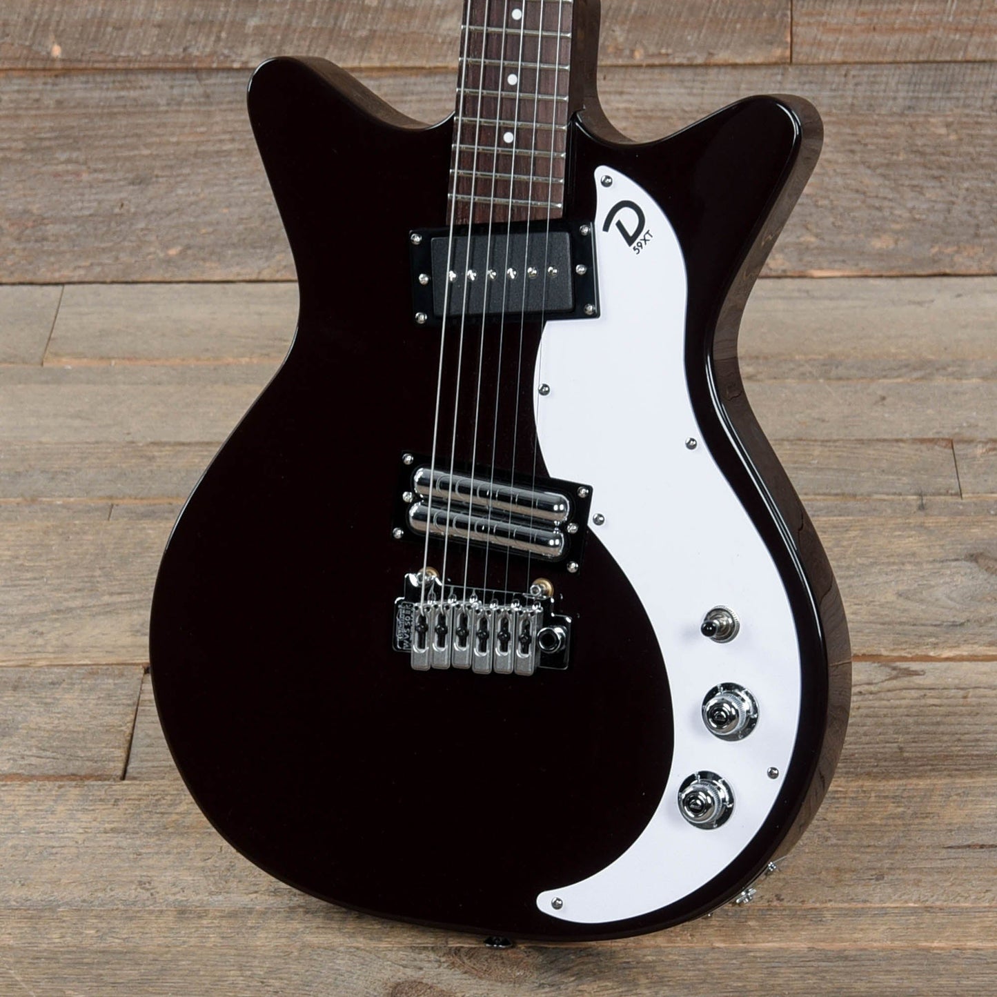 Danelectro '59XT Burgundy w/Lipstick Humbucker & Tremolo Electric Guitars / Solid Body