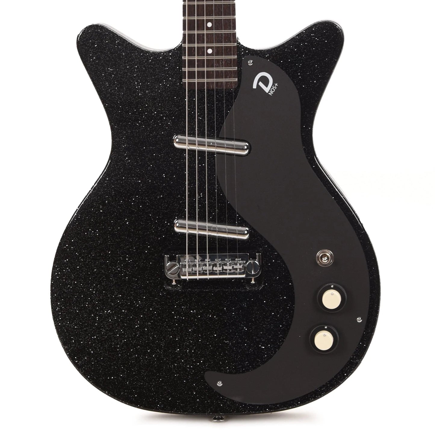 Danelectro Blackout '59 Black Metalflake Electric Guitars / Solid Body