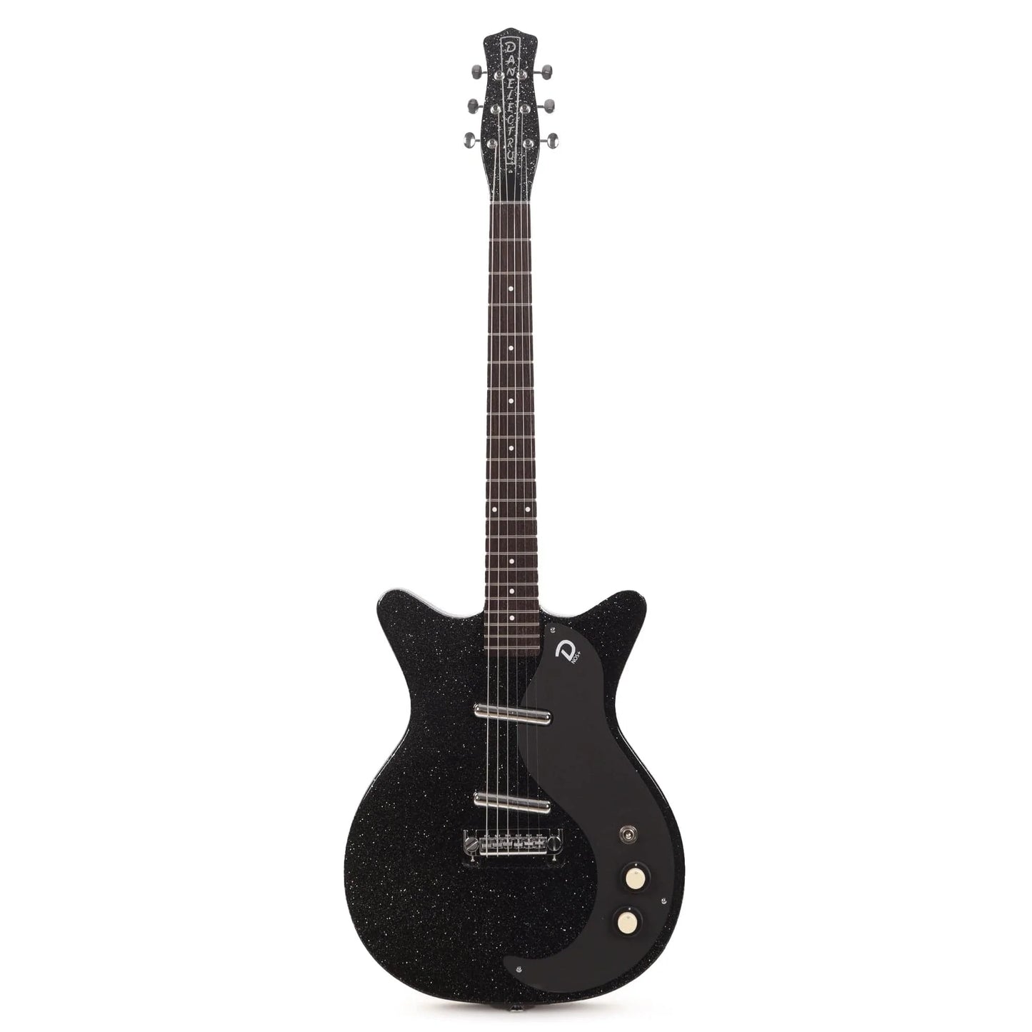 Danelectro Blackout '59 Black Metalflake Electric Guitars / Solid Body