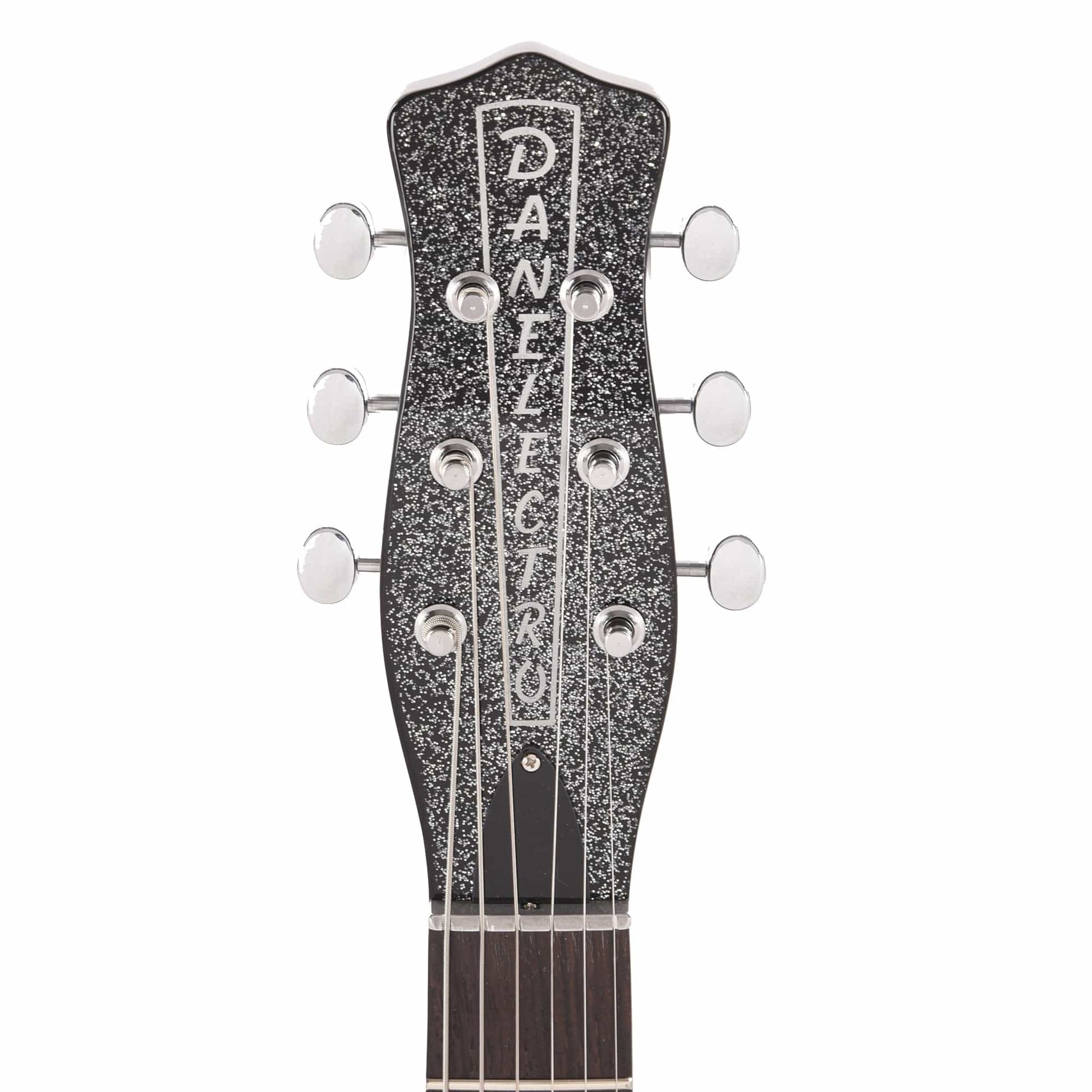 Danelectro Blackout '59 Black Metalflake Electric Guitars / Solid Body