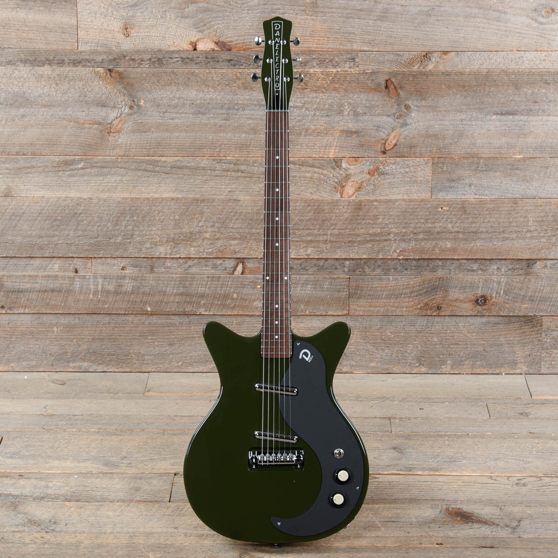 Danelectro Blackout '59 Green Envy Electric Guitars / Solid Body
