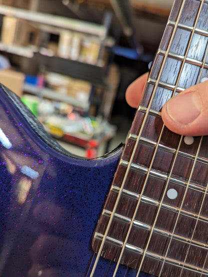 Danelectro Blackout '59 Purple Metalflake Electric Guitars / Solid Body