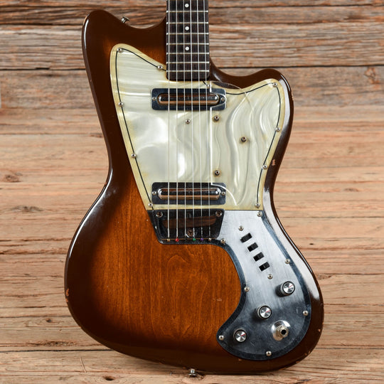 Danelectro Coral Hornet Vincent Bell Signature Sunburst 1967 Electric Guitars / Solid Body