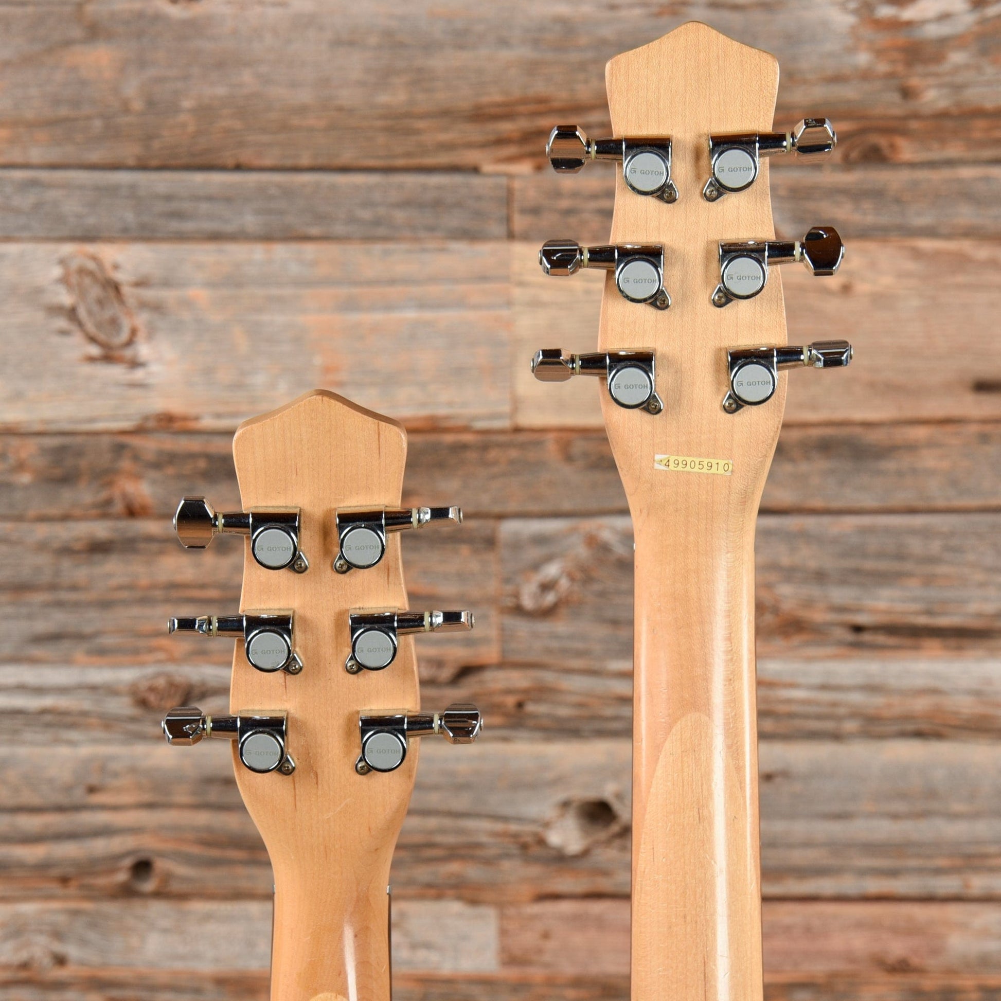 Danelectro Doubleneck 6/6 Standard Baritone Blackburst Electric Guitars / Solid Body