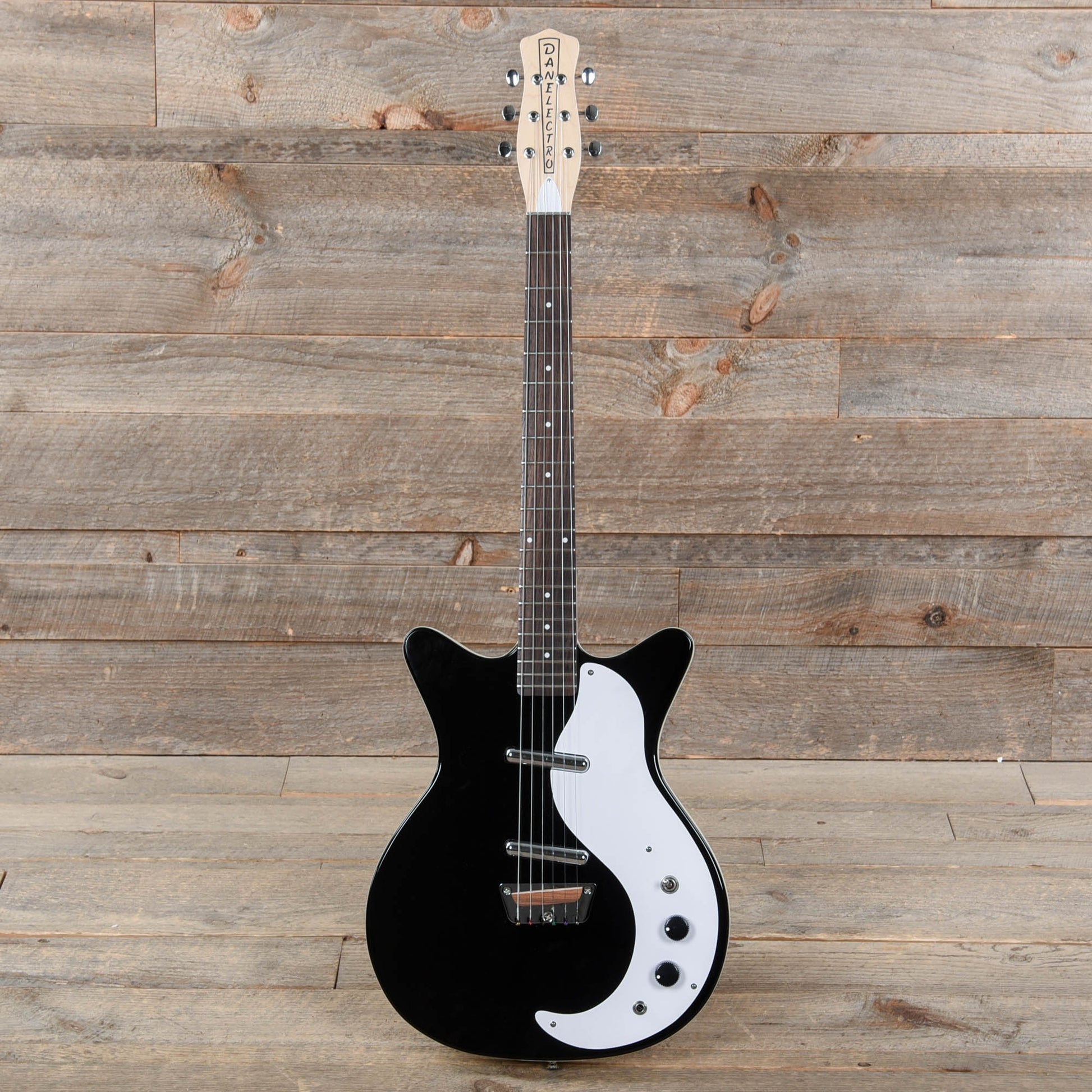 Danelectro "Stock '59" Black Electric Guitars / Solid Body