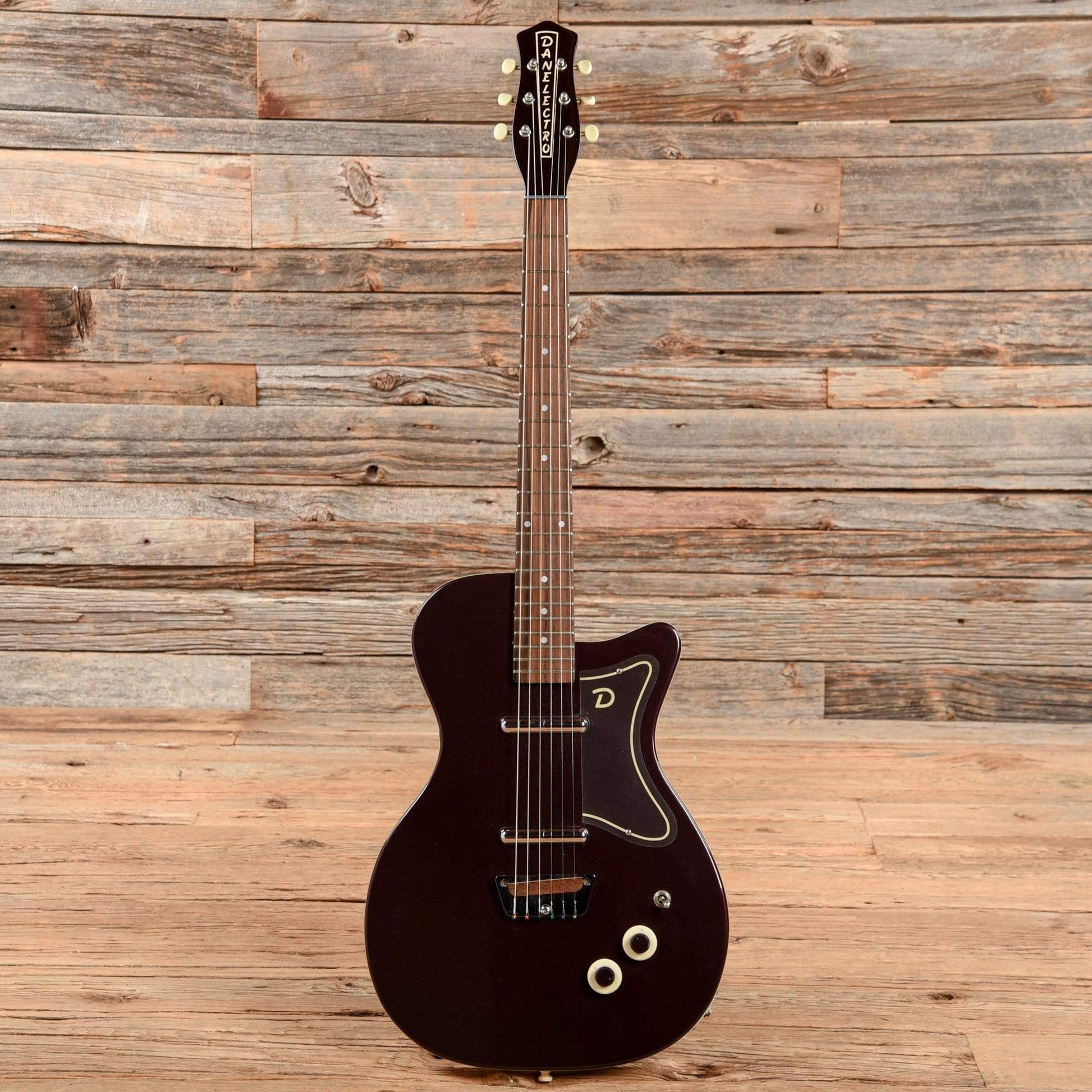 Danelectro U-2 Reissue Burgundy Electric Guitars / Solid Body