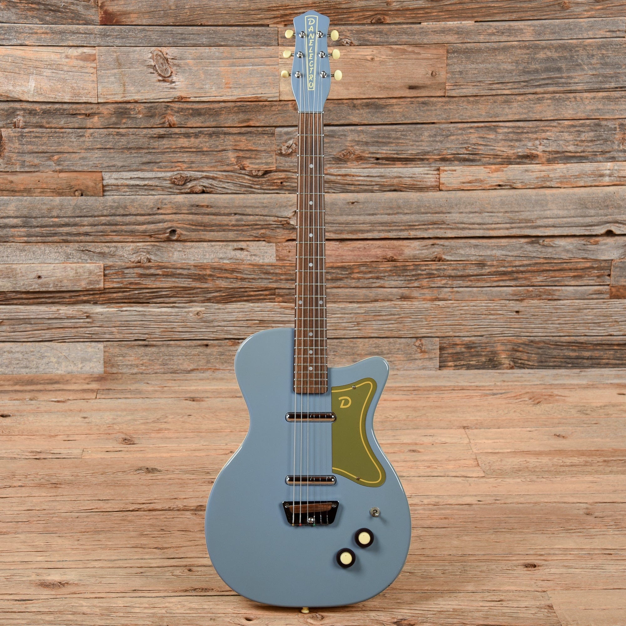 Danelectro U-2 Reissue Grey Electric Guitars / Solid Body