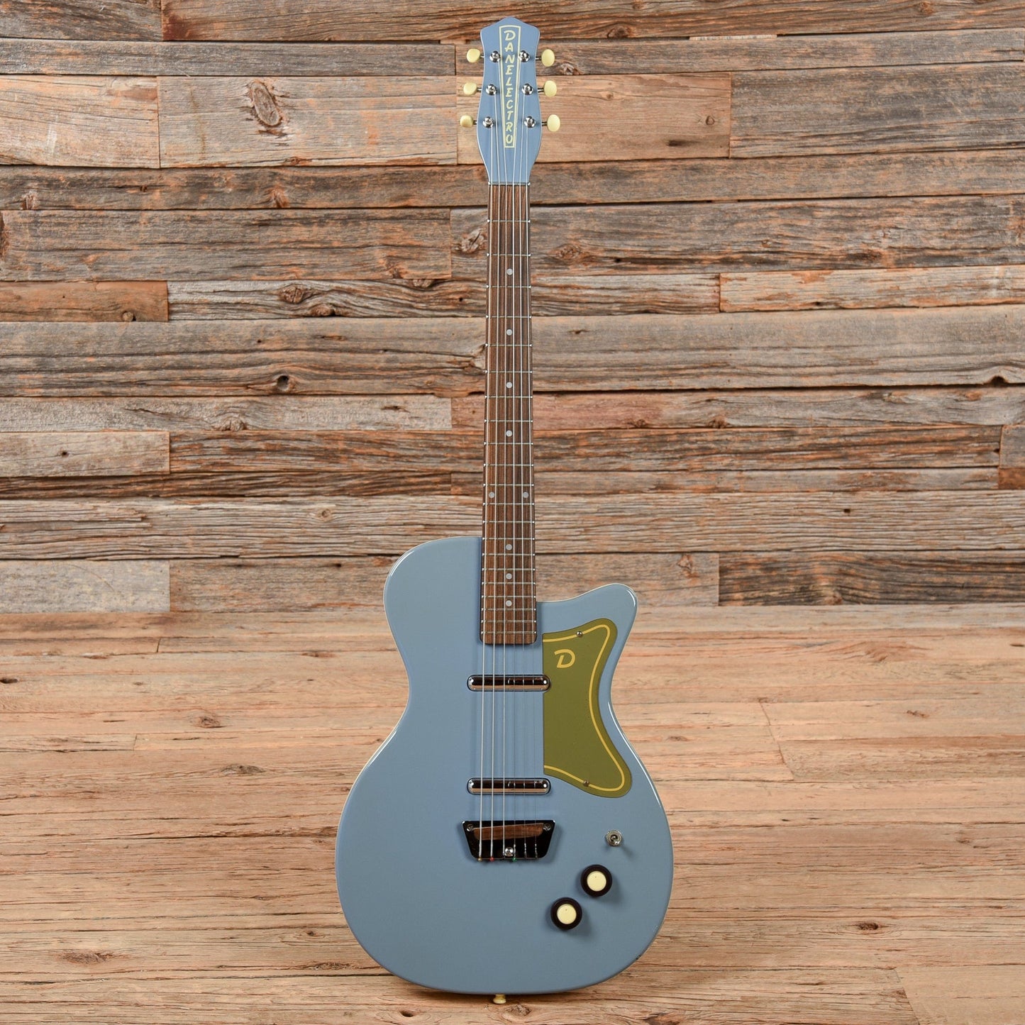 Danelectro U-2 Reissue Grey Electric Guitars / Solid Body