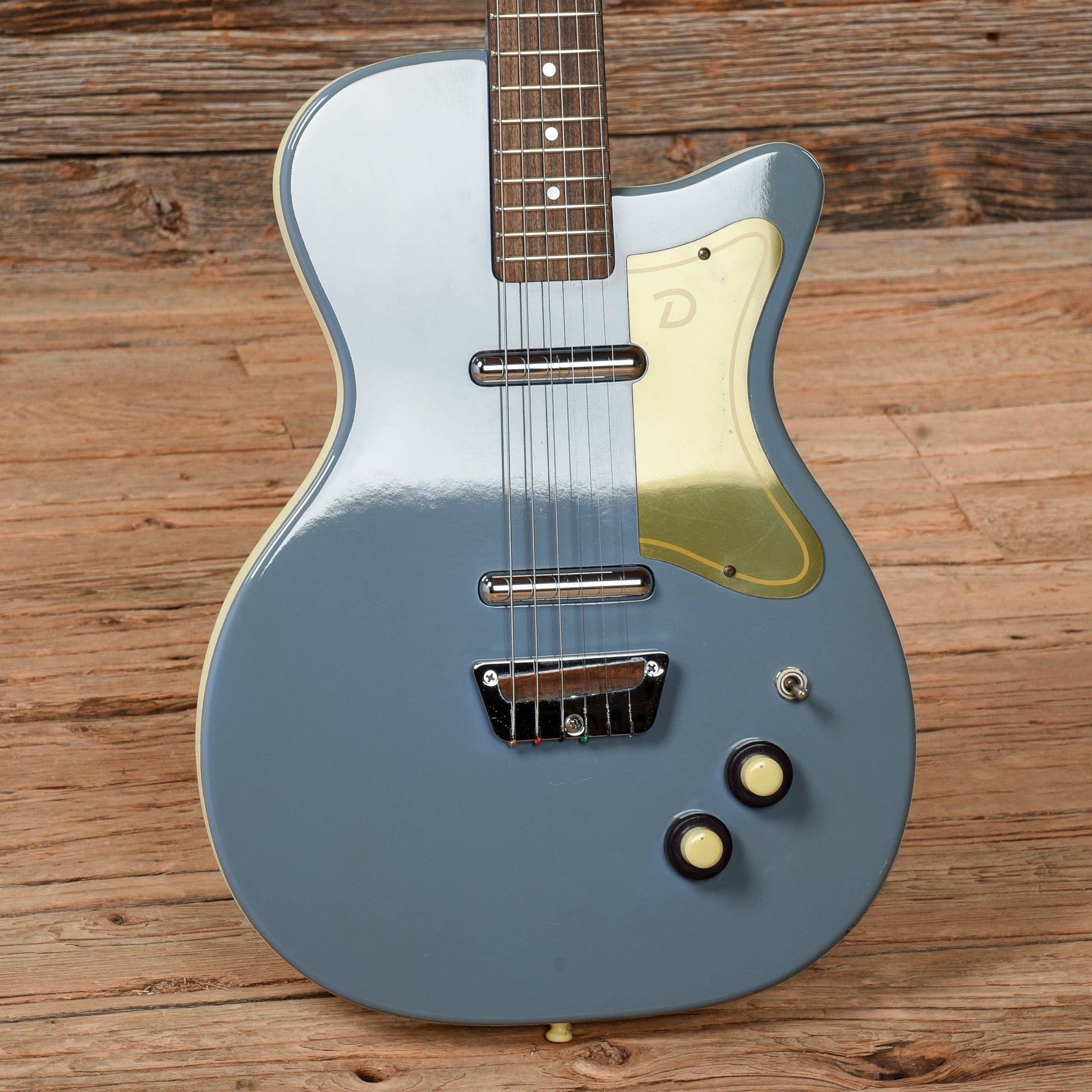 Danelectro U-2 Reissue Grey Electric Guitars / Solid Body