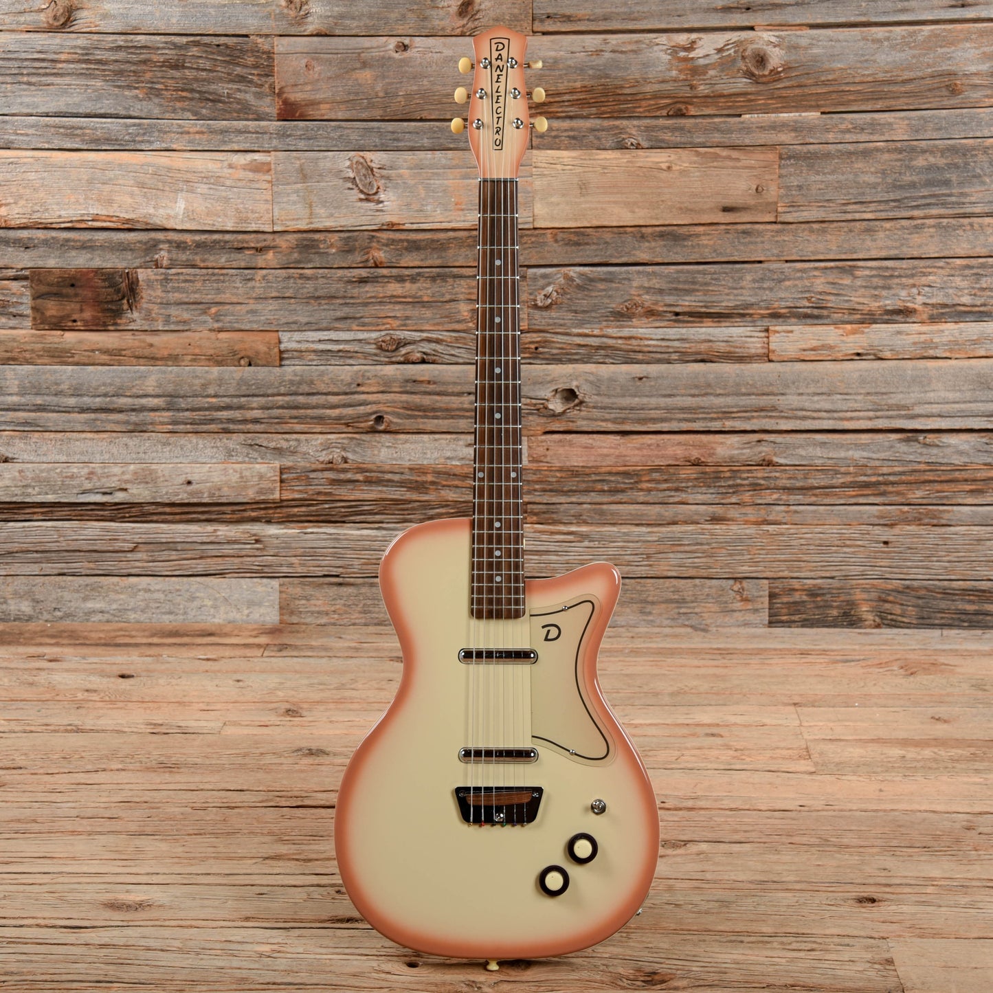 Danelectro U2 Reissue Copperburst Electric Guitars / Solid Body