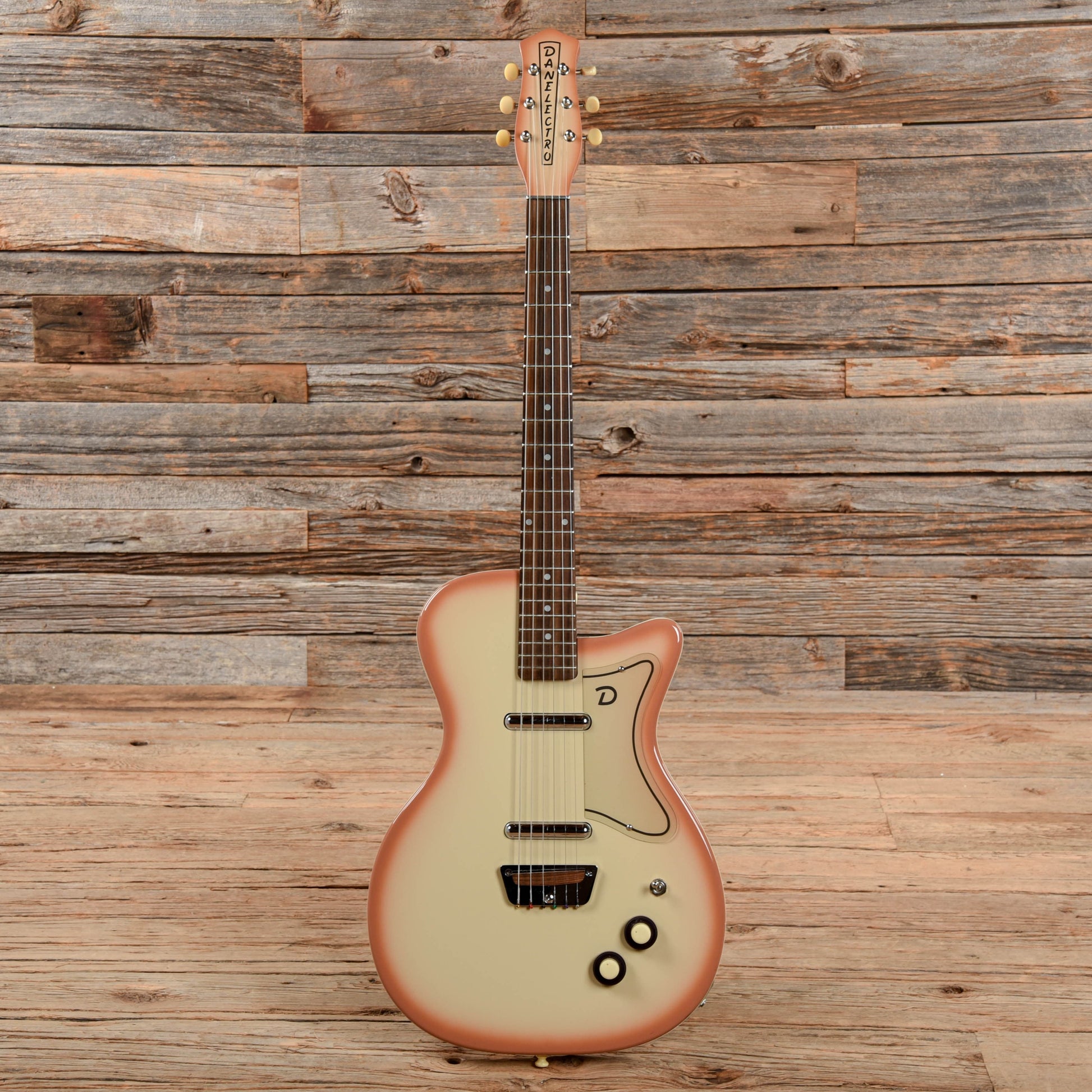 Danelectro U2 Reissue Copperburst Electric Guitars / Solid Body