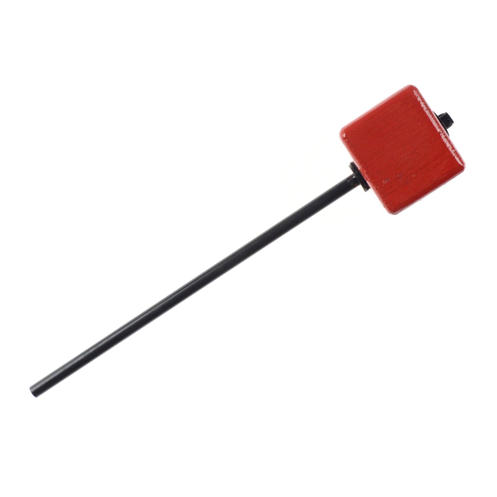 Danmar J.R. Robinson Hard Wood Red Square Bass Drum Beater Drums and Percussion / Parts and Accessories / Drum Parts