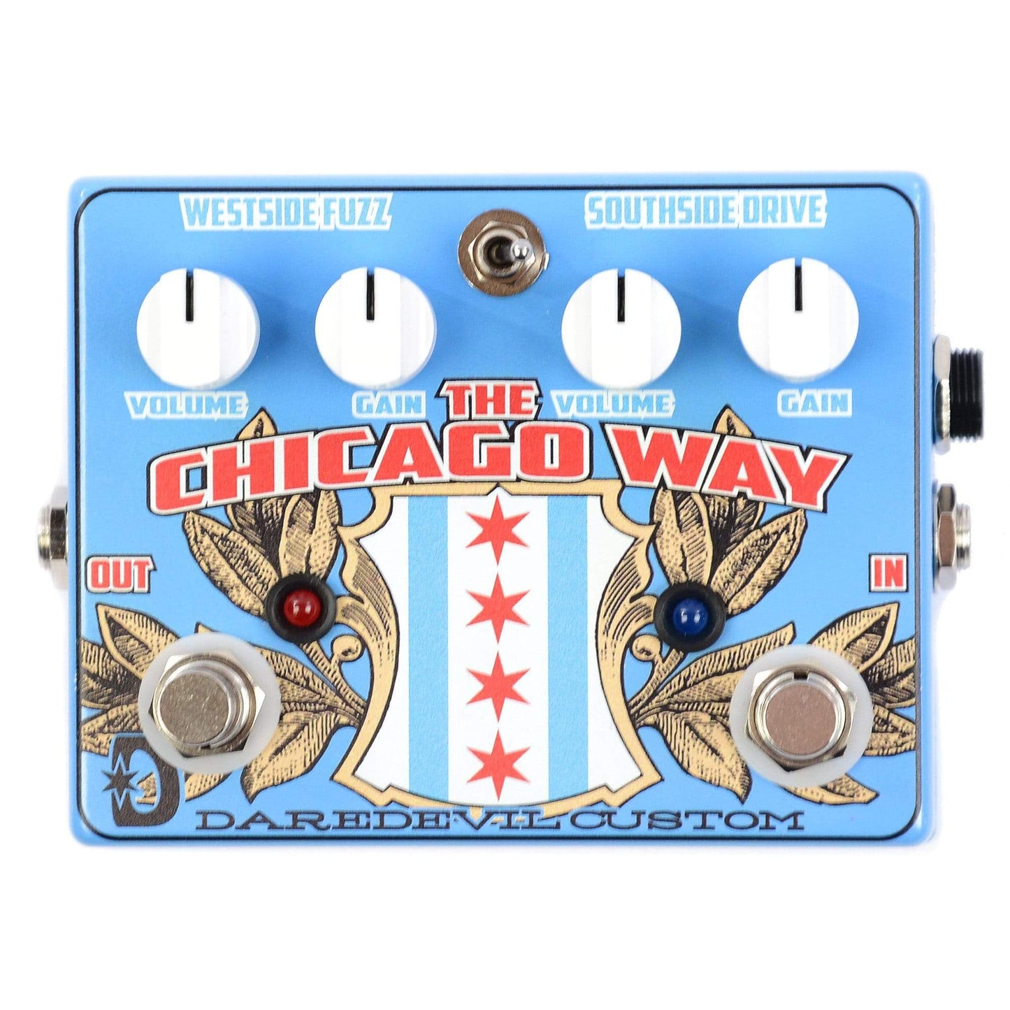 Daredevil Pedals Chicago Way Fuzz / Overdrive Blue Effects and Pedals / Fuzz