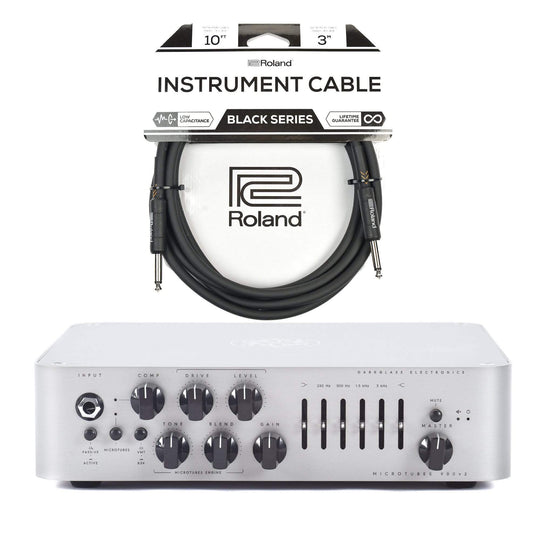Darkglass MicroTubes 900 v2 Bass Amp Head Cable Bundle Amps / Bass Heads