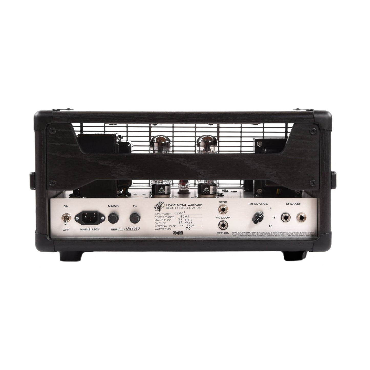 Dean Costello Audio Heavy Metal Warfare Mini 50W Head Black w/FX Loop Amps / Guitar Heads