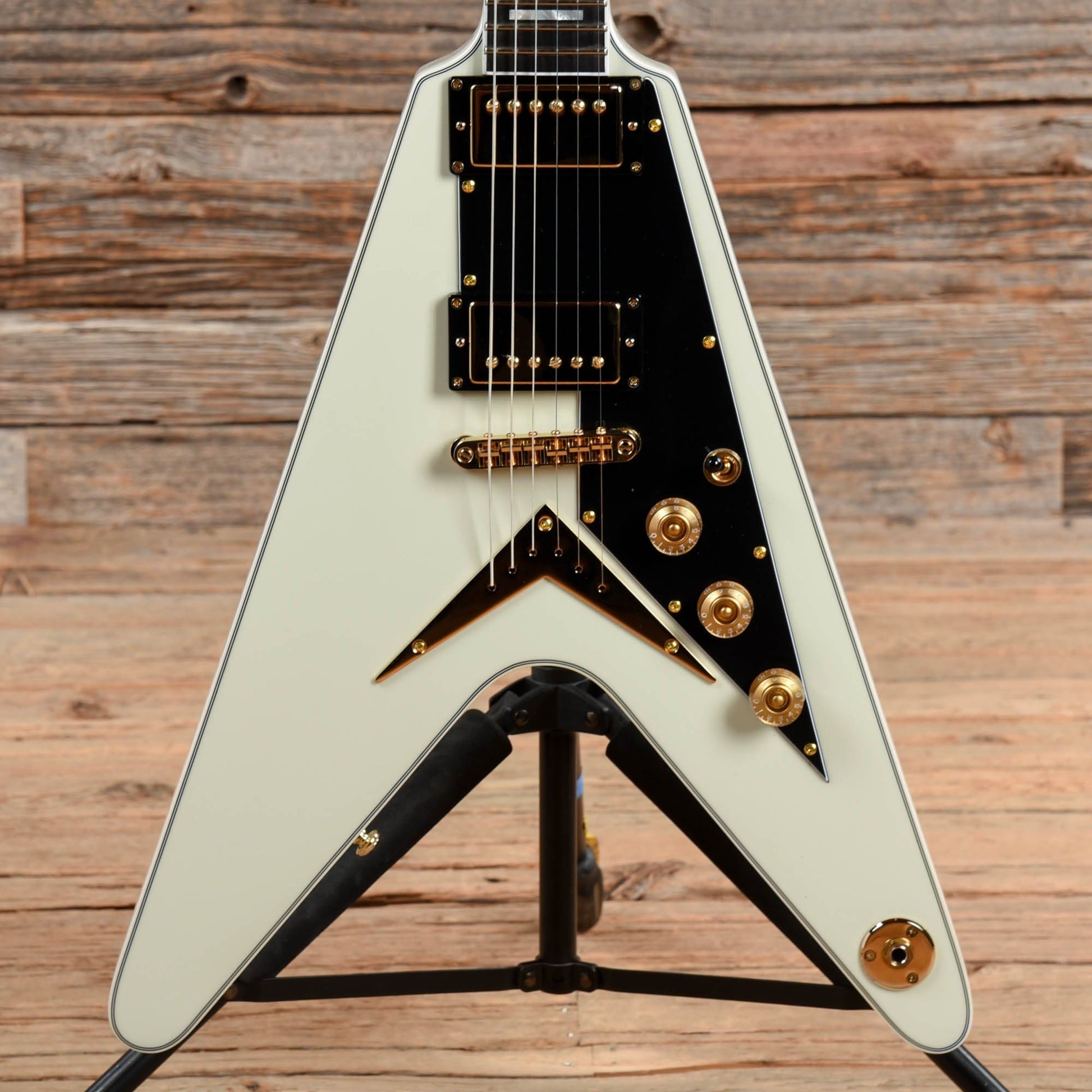 Dean Guitars Christian Martucci V Vintage White 2019 Electric Guitars / Solid Body