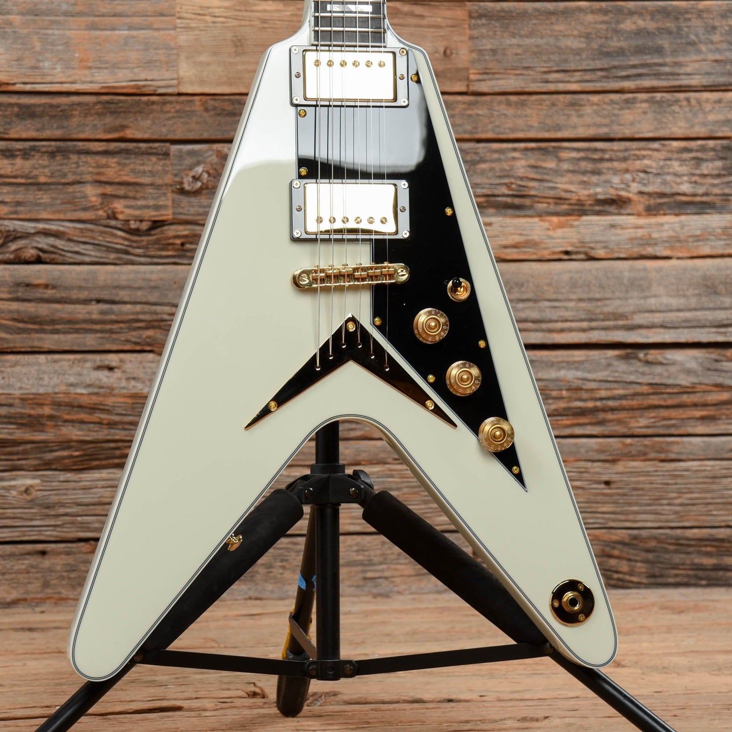 Dean Guitars Christian Martucci V Vintage White 2019 Electric Guitars / Solid Body