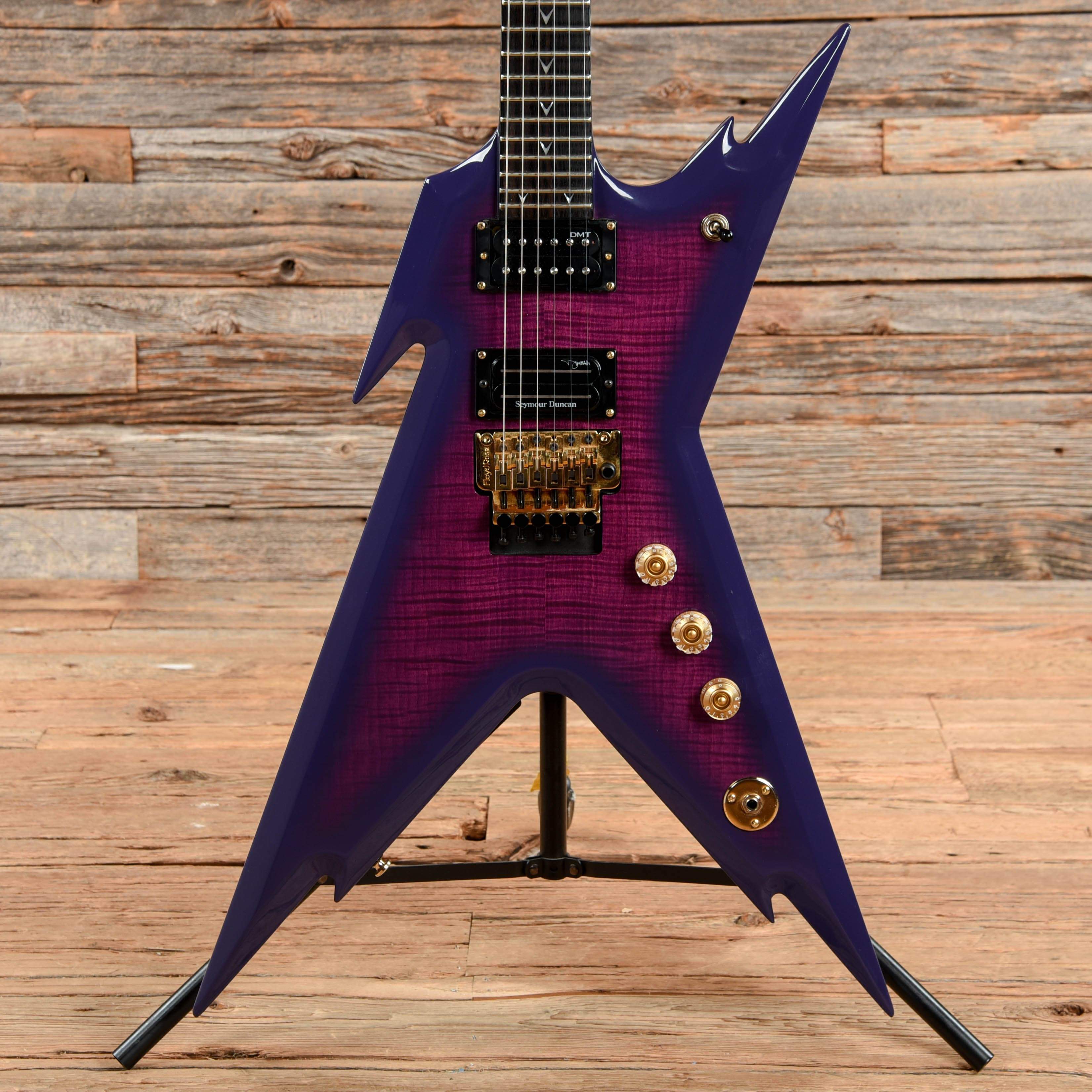 Dean Razorback Graphics Dean Guitars Custom Run Razorback Blacktooth Grin – Chicago Music Exchange