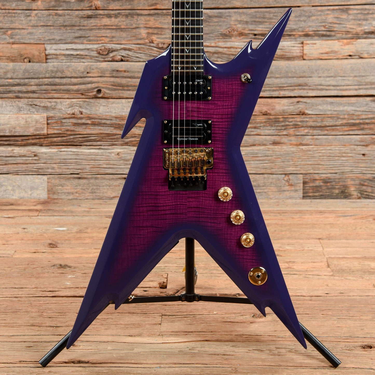 Dean Guitars Custom Run Razorback Blacktooth Grin Electric Guitars / Solid Body